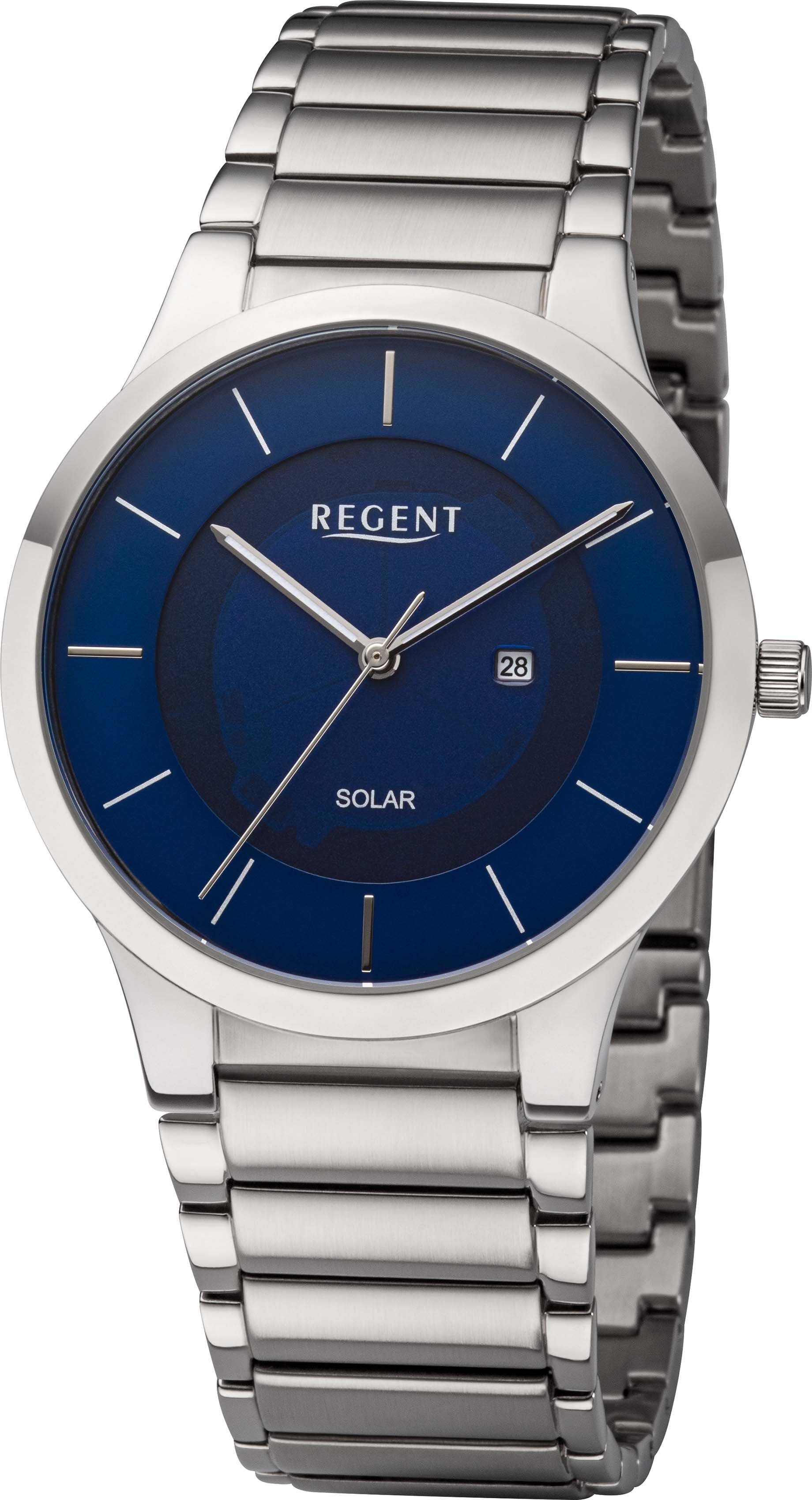 Regent Solaruhr BA-724 - 60015SS/341 blau