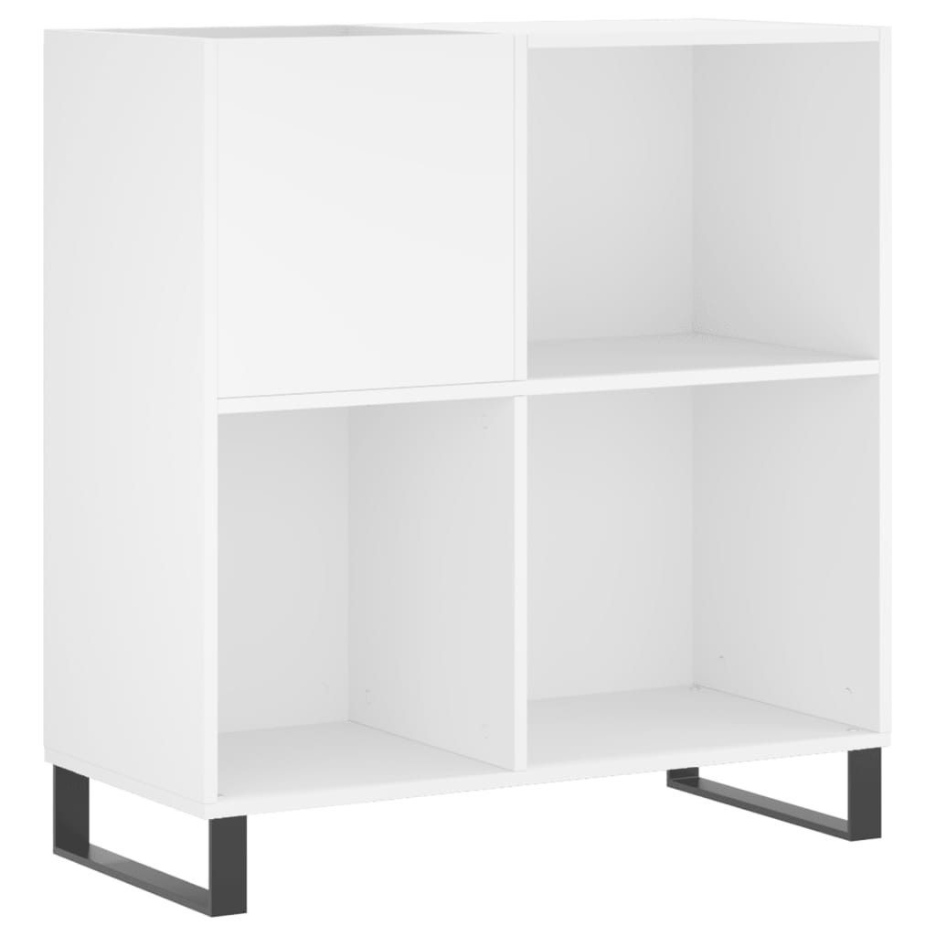 vidaXL Media-Regal Plattenschrank Weiß 84,5x38x89 cm Holzwerkstoff, 1-tlg. günstig online kaufen