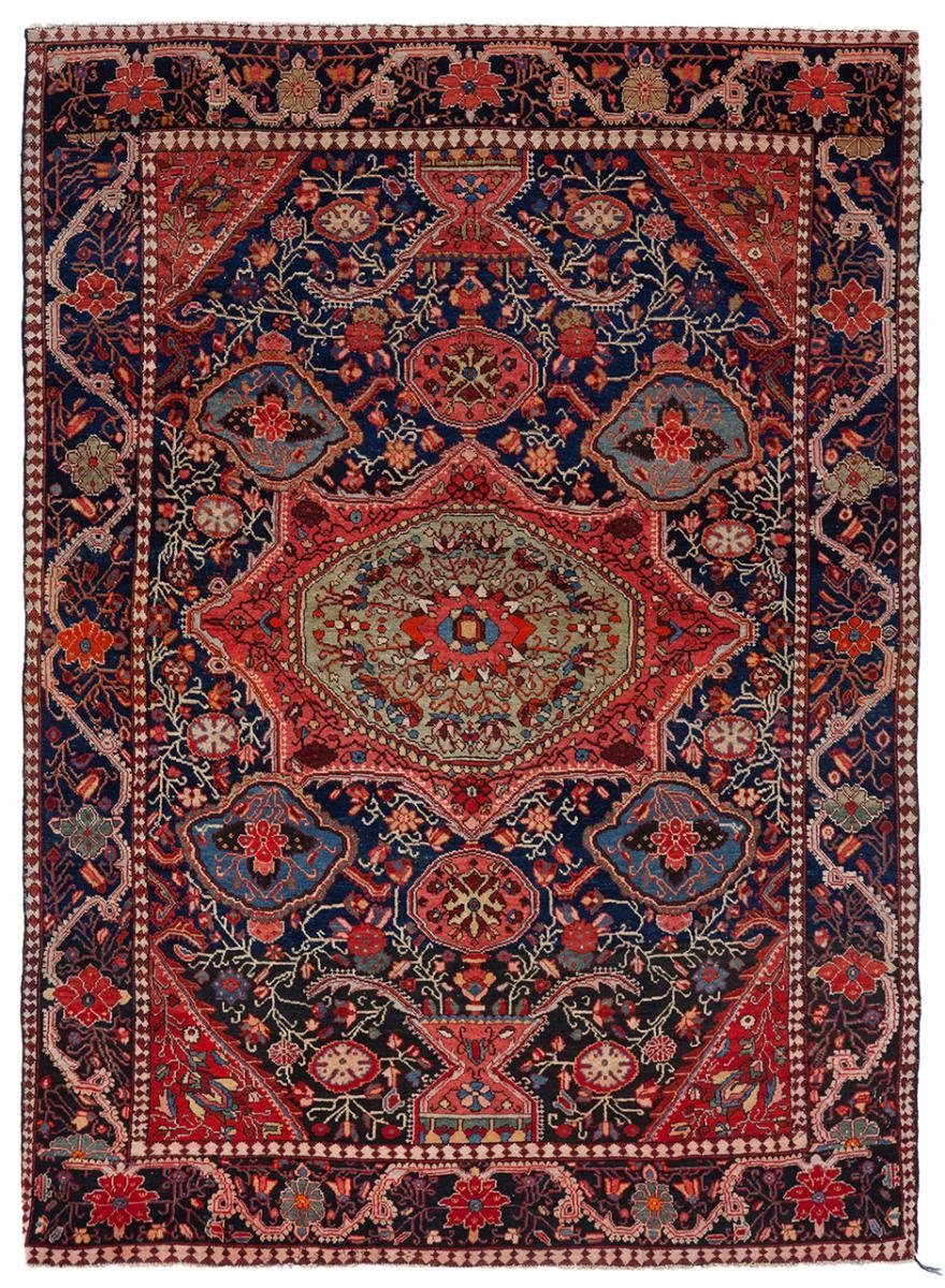 Orientteppich Bakhtiar Antik 151x249 Handgeknüpfter Orientteppich / Perserteppich, Nain Trading, rechteckig, Höhe: 12 mm