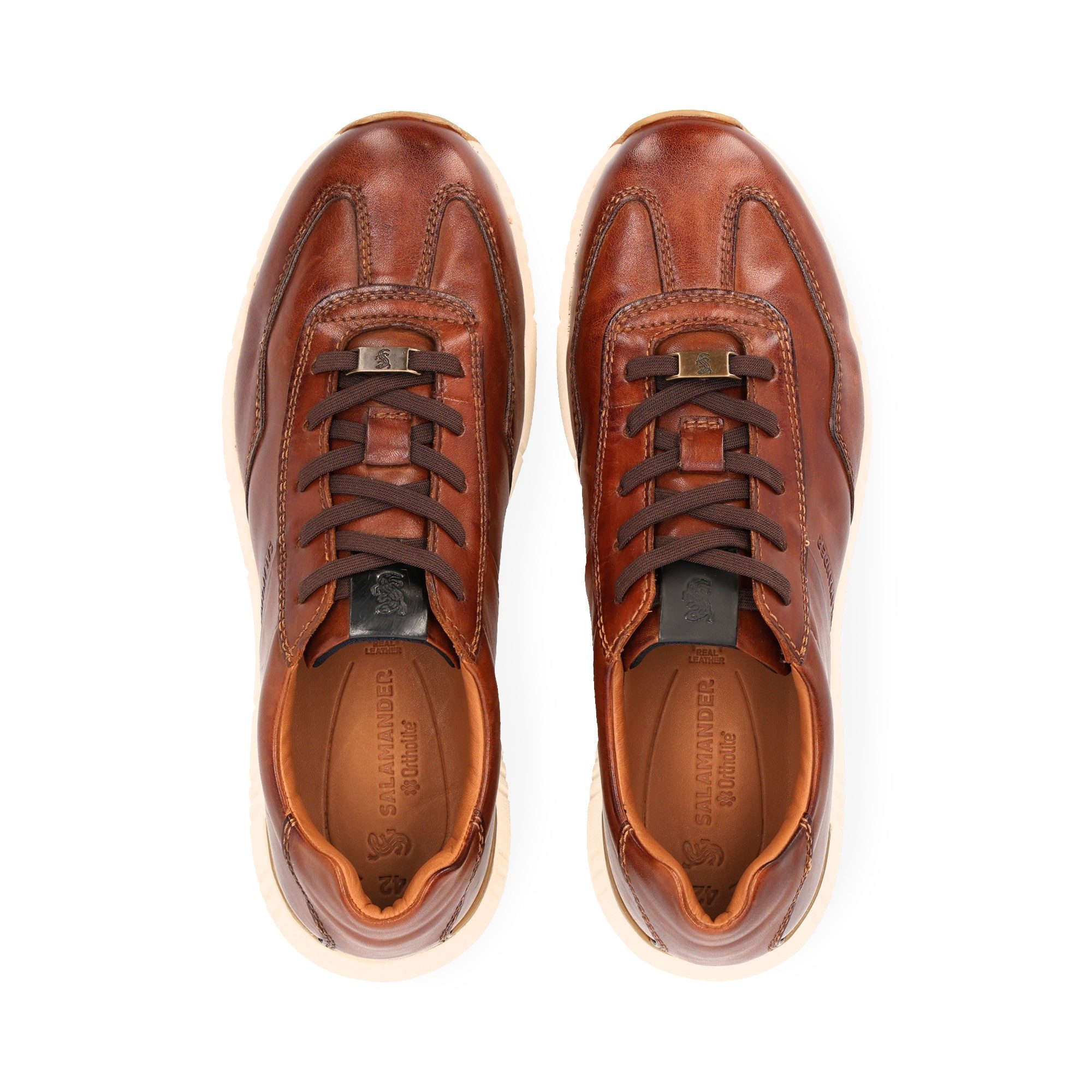 Salamander (Glattleder) E31-ASA05-1100-6300 cognacbraun Herren Sneaker