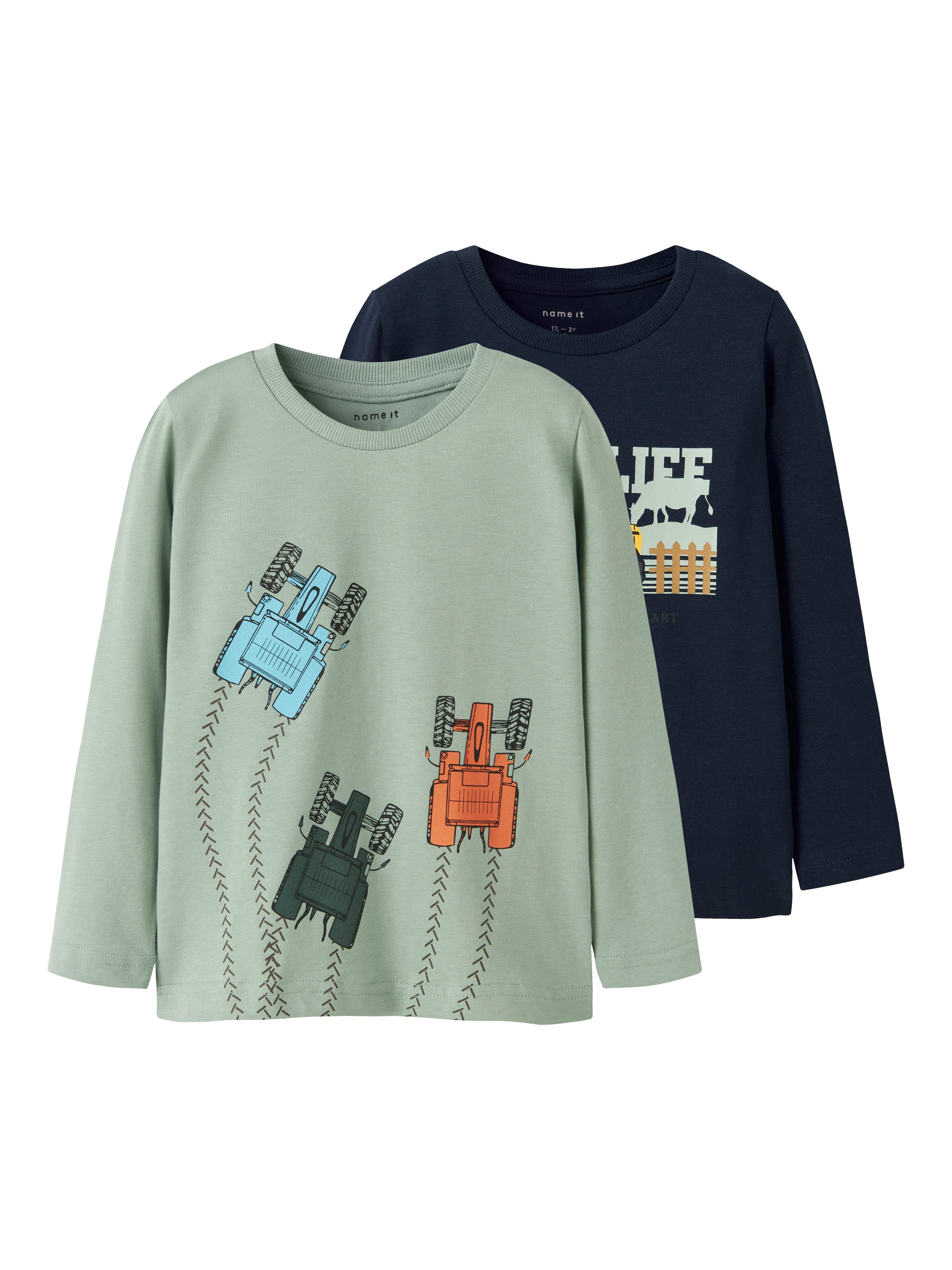 Langarmshirt NMMLACTOR 2P LS TOP BOX