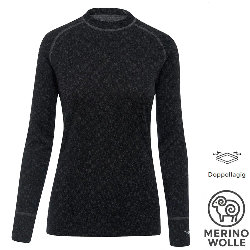 Langarmshirt THERMOWAVE - Damen Merino XTREME Long Sleeve Shirt Longshirt