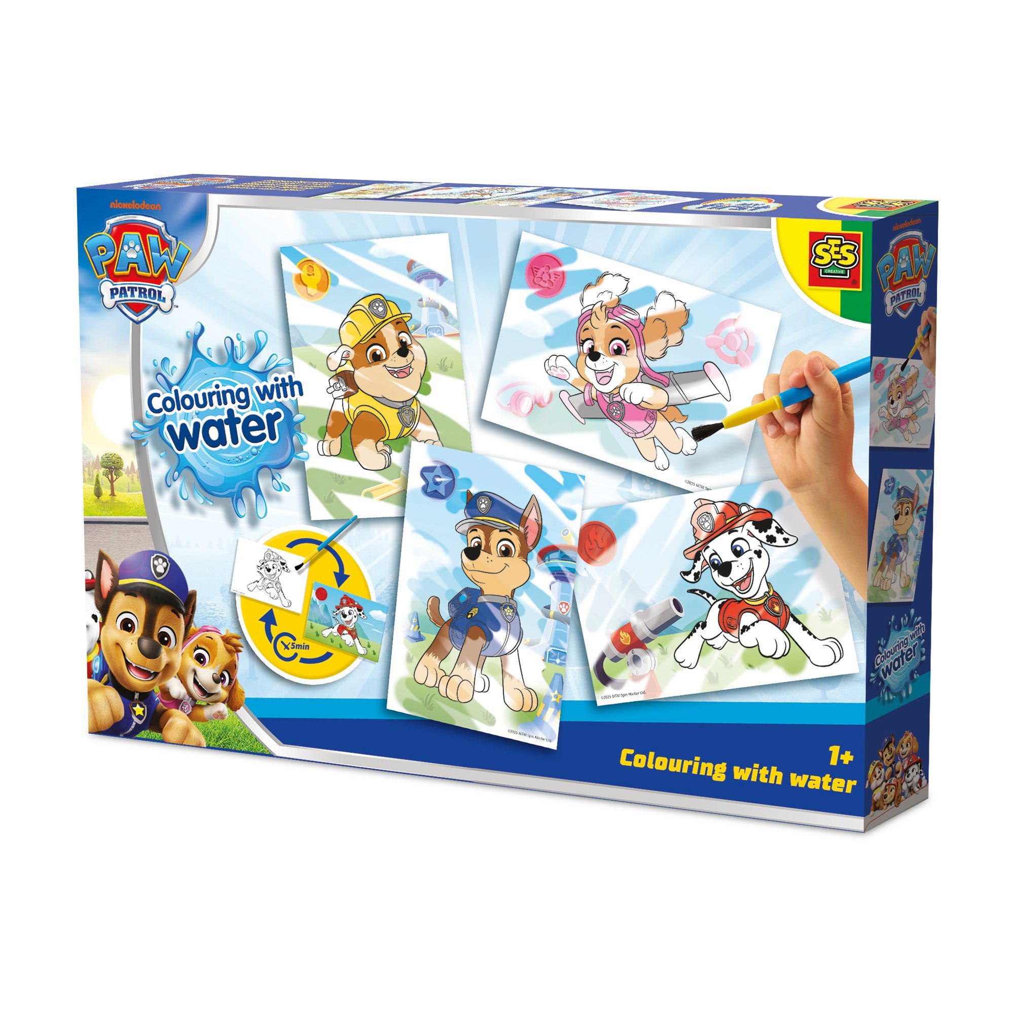 SES Creative Spiel SES Creative Paw Patrol – Malen mit Wasser, ab 1 Jahr