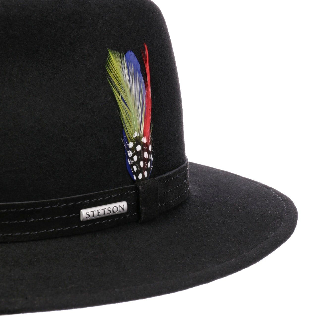 in Made Lederband, the mit Wollfilzhut Stetson EU Filzhut (1-St)