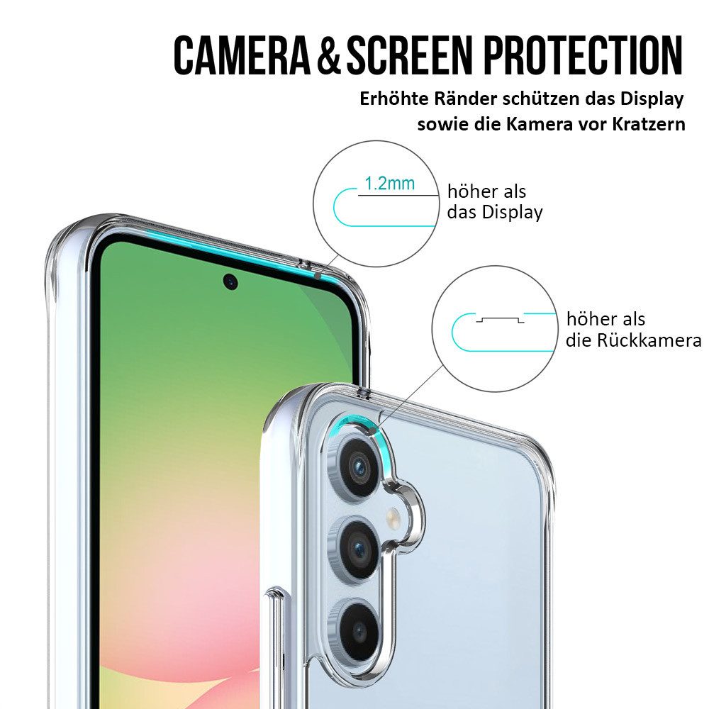 FITSU Handyhülle Transparente Hülle für Samsung Galaxy A56 Case Durchsichtig 6,7 Zoll, Ultraklare Handyhülle für Samsung Galaxy A56 Case transparente Hülle