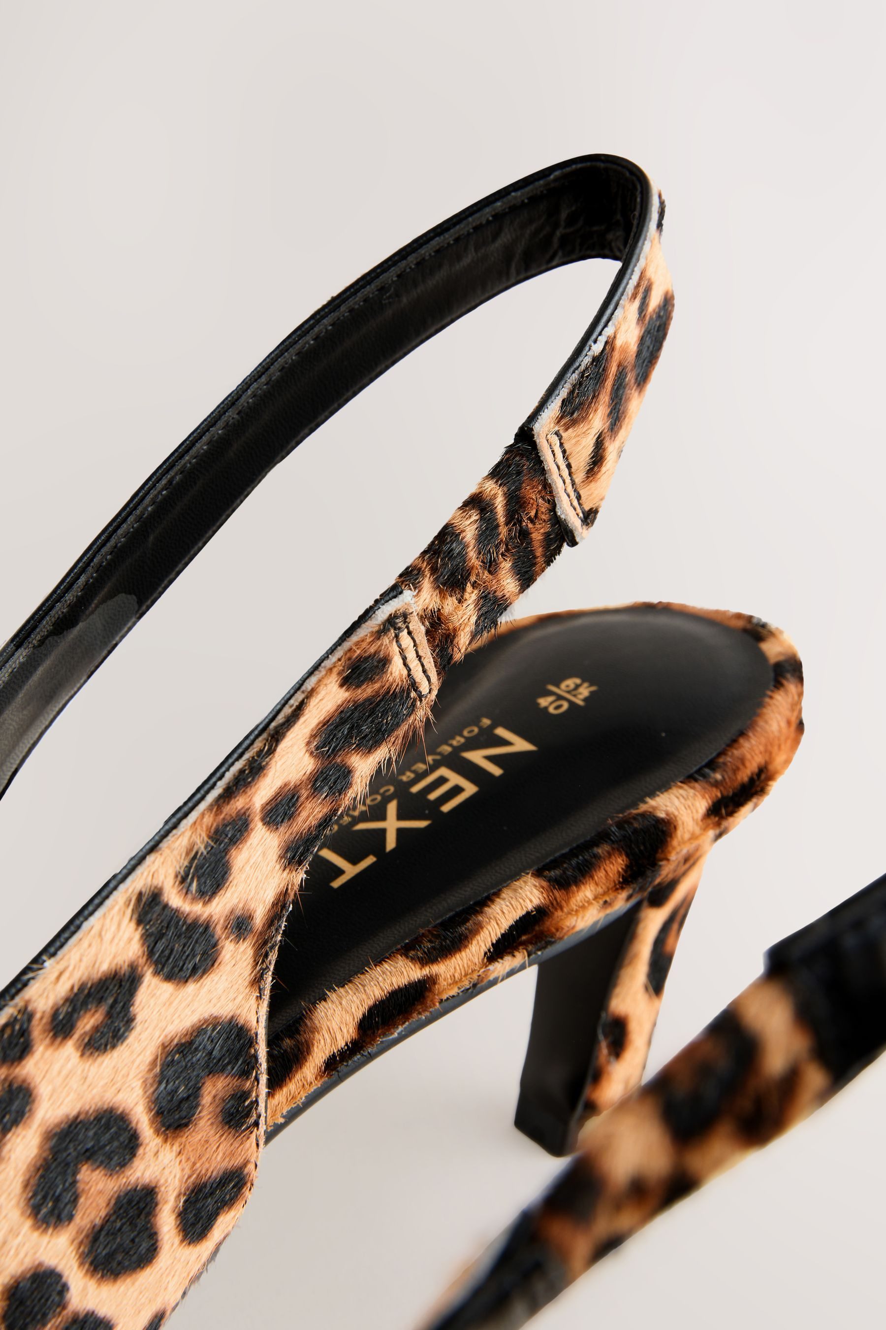 Next Forever Comfort® Slingbacks aus Leder mit Absatz Slingsandale (1-tlg) günstig online kaufen