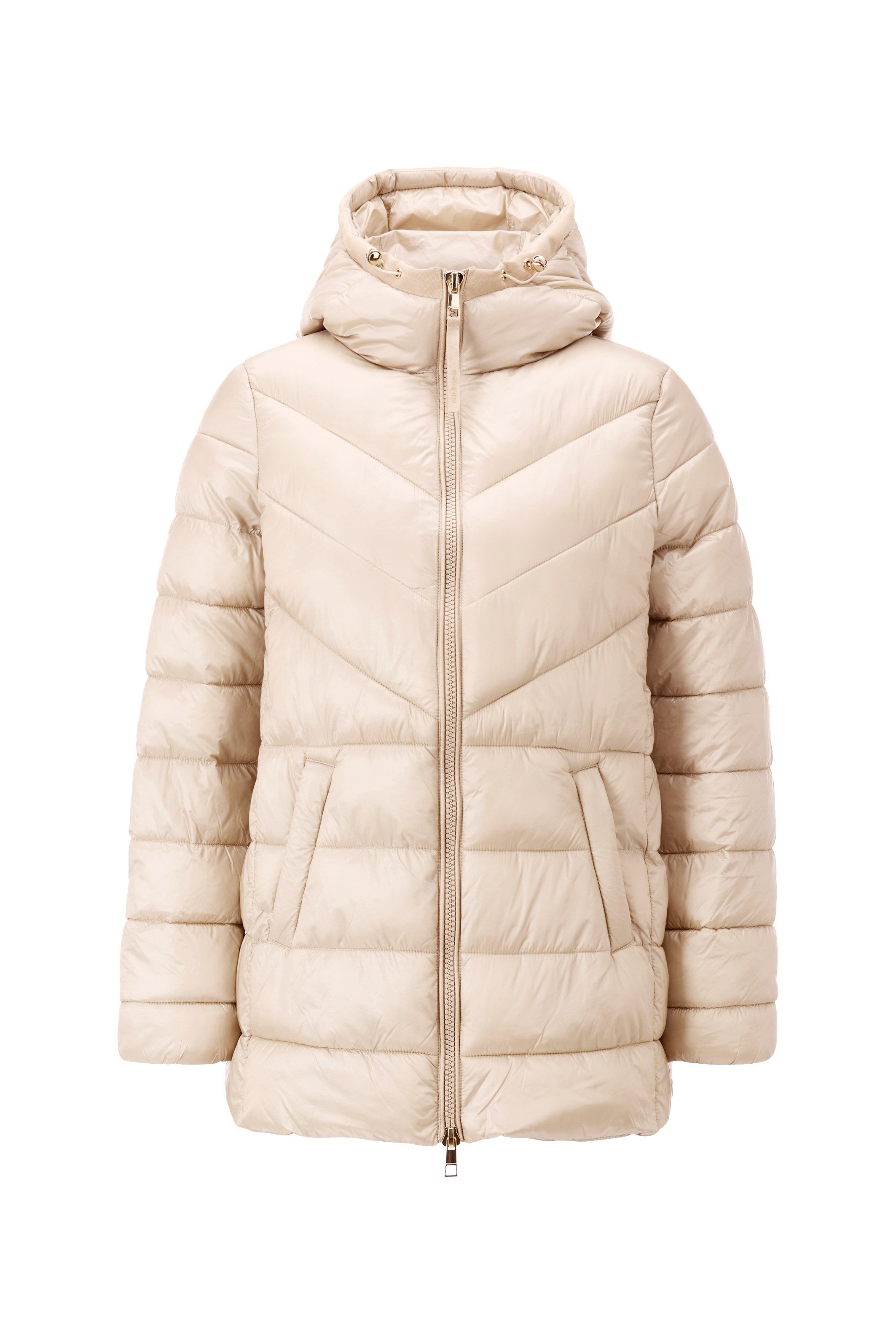 Rich Royal Steppjacke mit 2-Wege-Reißverschluss, Winterjacke von
