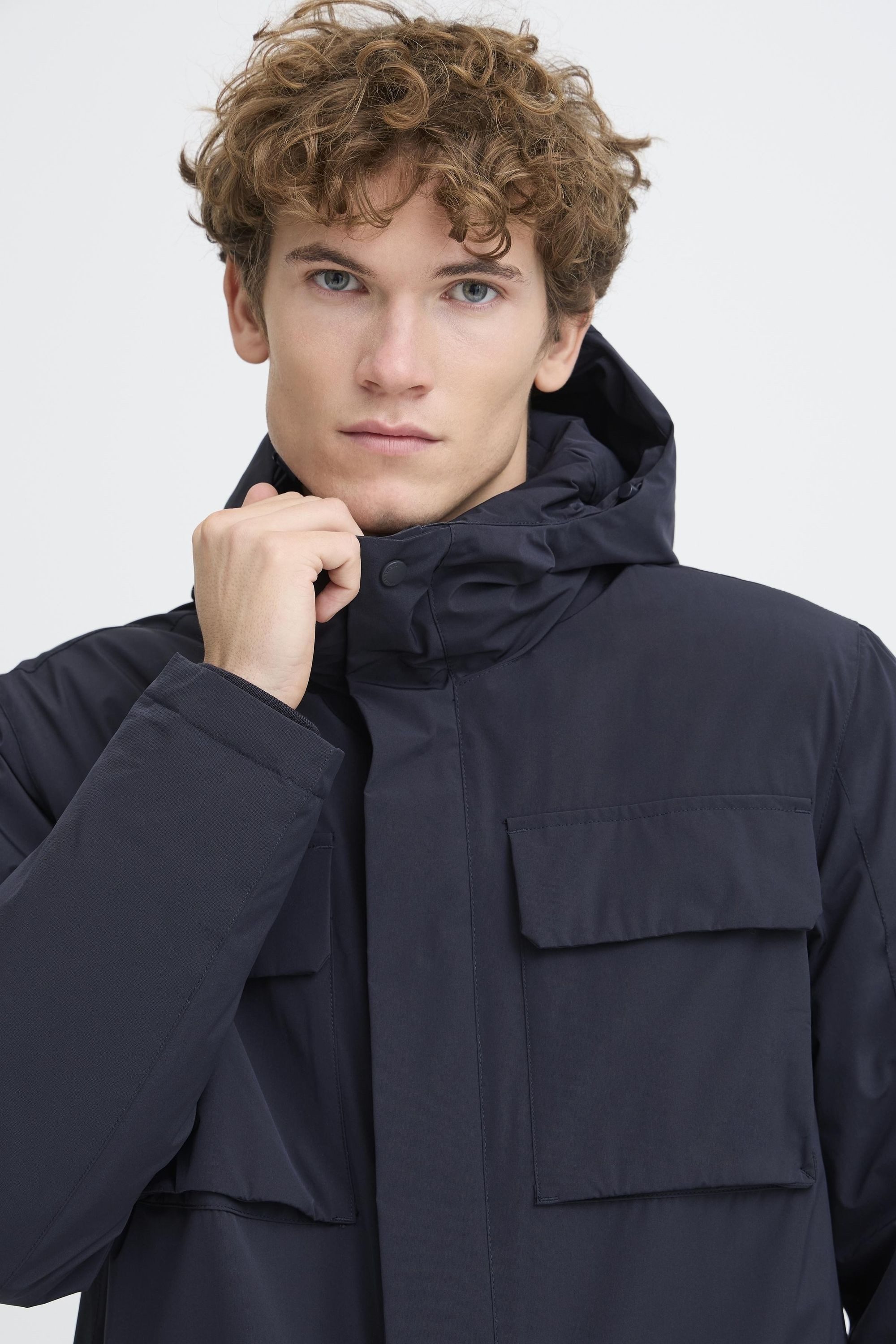 Casual Friday Wintermantel CFKlint Wärmende Winterjacke