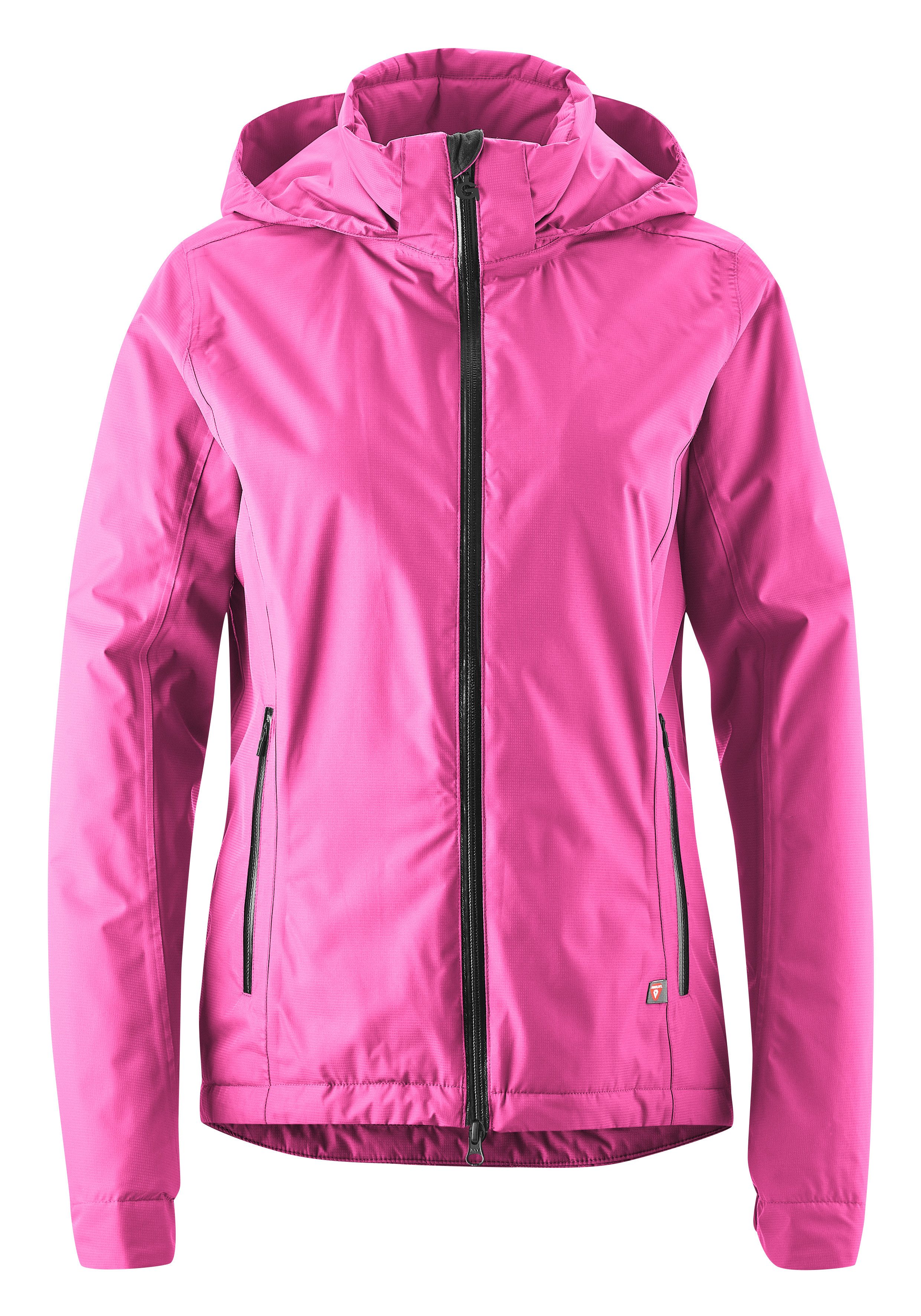 Gonso Fahrradjacke Save Jacket Therm W Damen Regenjacke wind- und wasserdicht, Radjacke mit Kapuze