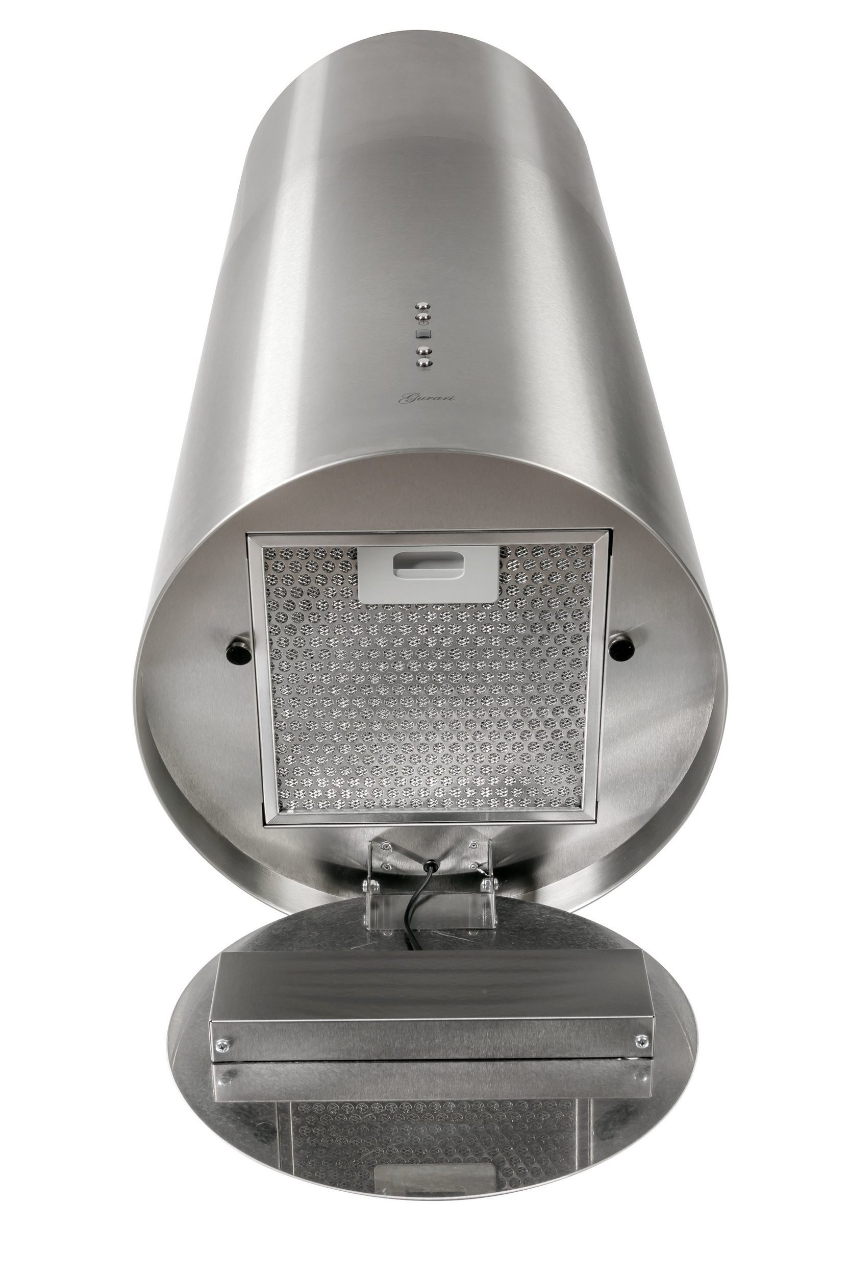 GURARI Inselhaube GCH I 385 36 IS PRIME N+Umluftset,Dunstabzugshaube 36 cm, Edelstahl GCH I 385 36 IS PRIME N+Umluftset,Dunstabzugshaube 36 cm, Edelstahl, Runde Insel Dunstabzugshaube 36 cm, Edelstahl, Deckenhaube, 1000m³/h