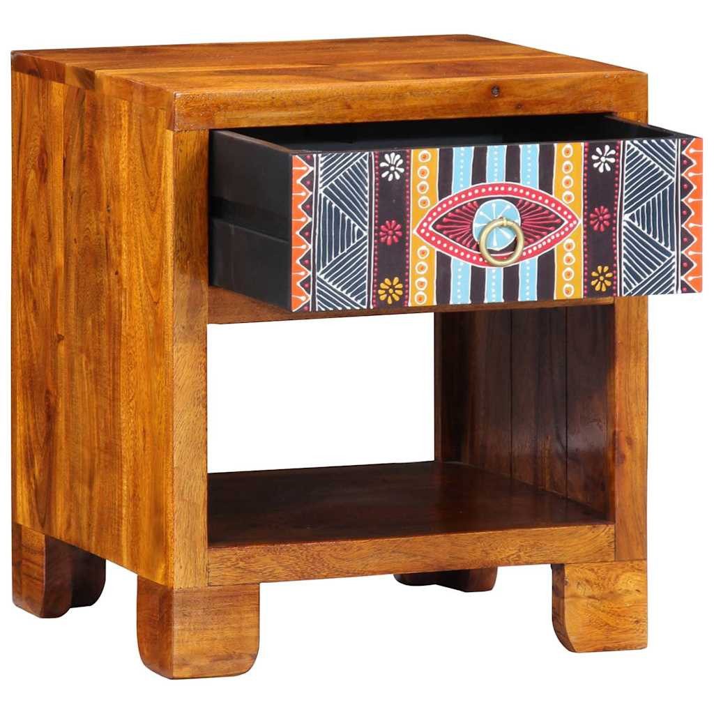 vidaXL Sideboard Sideboard Mehrfarbig 40 x 35 x 45 cm Massivholz (1 St)
