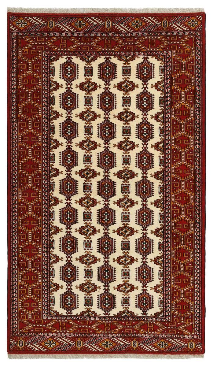 Orientteppich Turkaman 151x259 Handgeknüpfter Orientteppich / Perserteppich, Nain Trading, rechteckig, Höhe: 6 mm