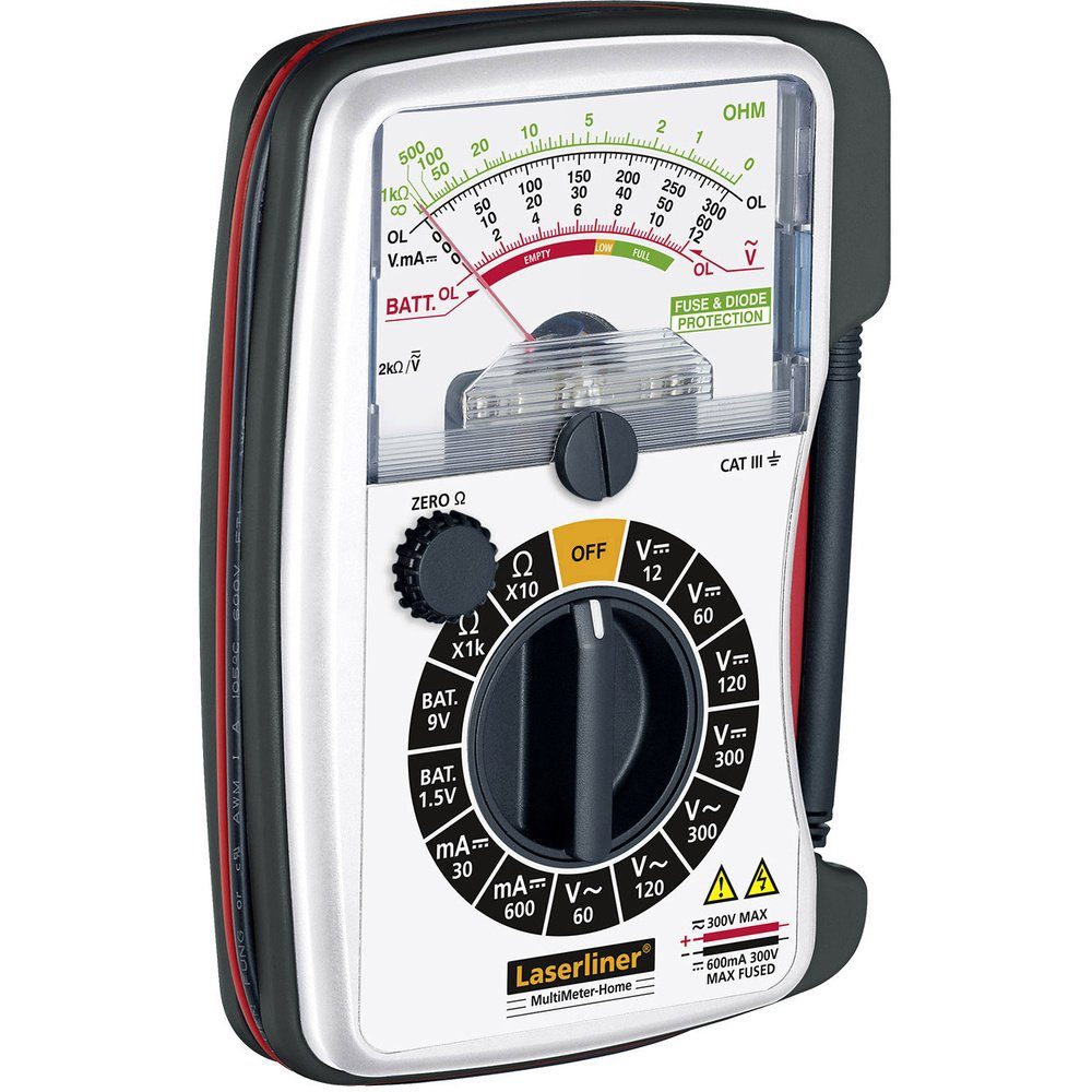 Spannungsprüfer Laserliner Hand-Multimeter analog CAT III 300 V
