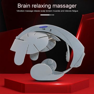 GOOLOO Massagegerät Elektrisches Kopfmassagegerät, 8 Intensitätsstufen, Kopfmassagegerät Multifunktionales Massagegerät. Massagegerät 1-tlg., Erleichtert die Ermüdung des Gehirns