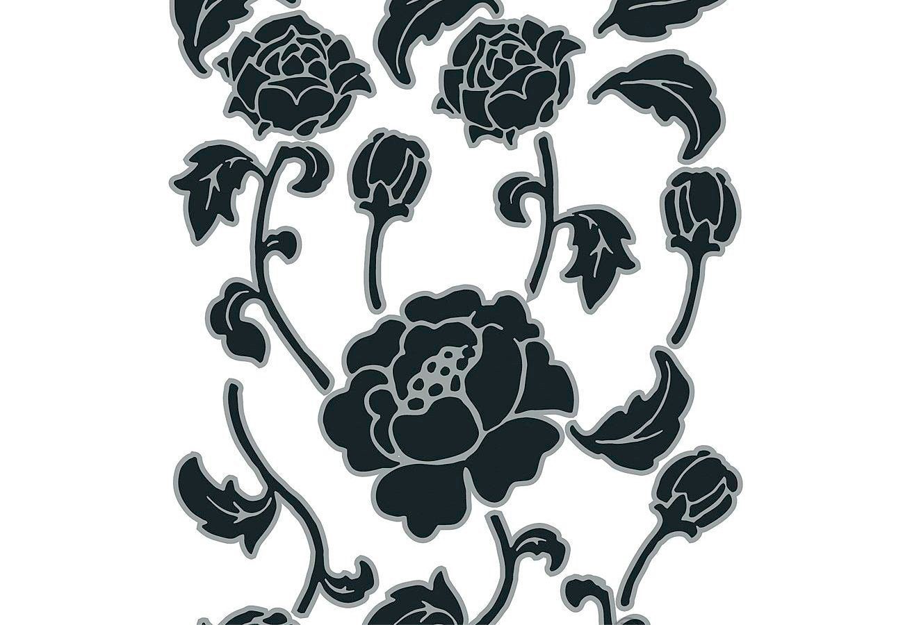 Komar Wandtattoo Tiffany - Размер 50 x 70 cm, selbstklebend, Wandsticker