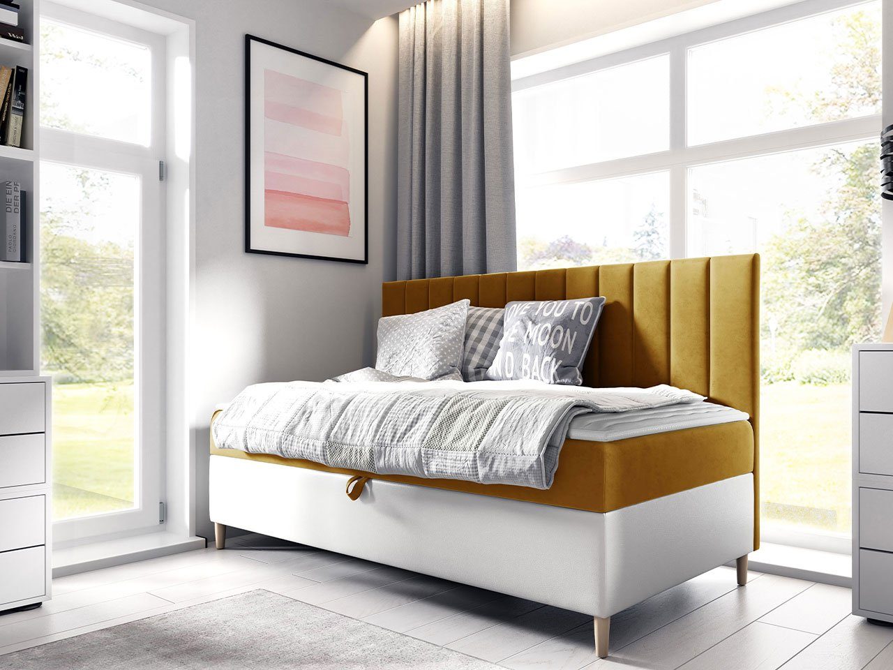 MIRJAN24 Boxspringbett Maja Junior 2 (mit günstig online kaufen