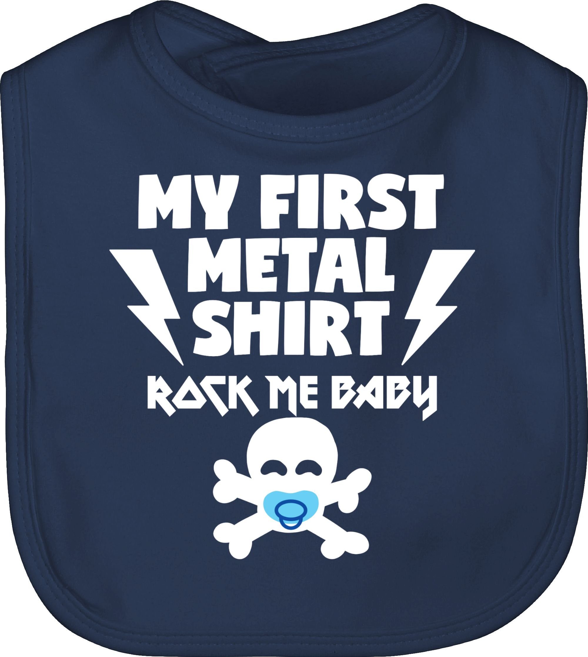 Shirtracer Lätzchen »My first Metal Shirt mit Baby Totenkopf weiß/blau -  Statement Sprüche Baby - Baby Lätzchen Baumwolle«, Spruch Sprüchen  Spruchshirt Kleidung Strampler Babykleidung online kaufen | OTTO