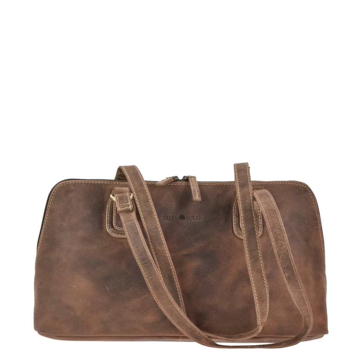 Greenburry Shopper "Vintage" Leder Schultertasche Damen günstig online kaufen
