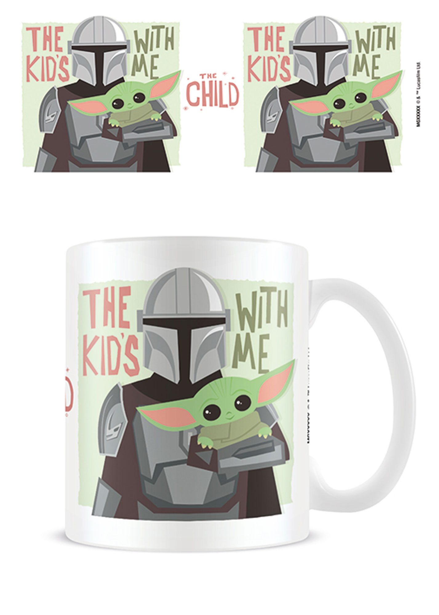 Tasse Star Wars - Lizenz Tassen - The Mandalorian - The Kids With Me