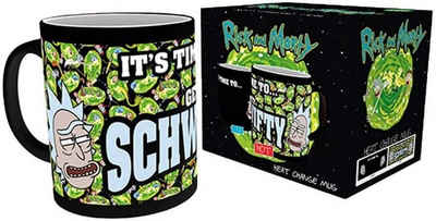 GB eye Tasse Rick & Morty - Zaubertasse »Get Schwifty«, Keramik, Farbwechsel