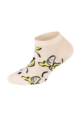Happy Socks Basicsocken 4-Pack Kids Low Fruits-Flower Socks Aus nachhaltiger Baumwolle