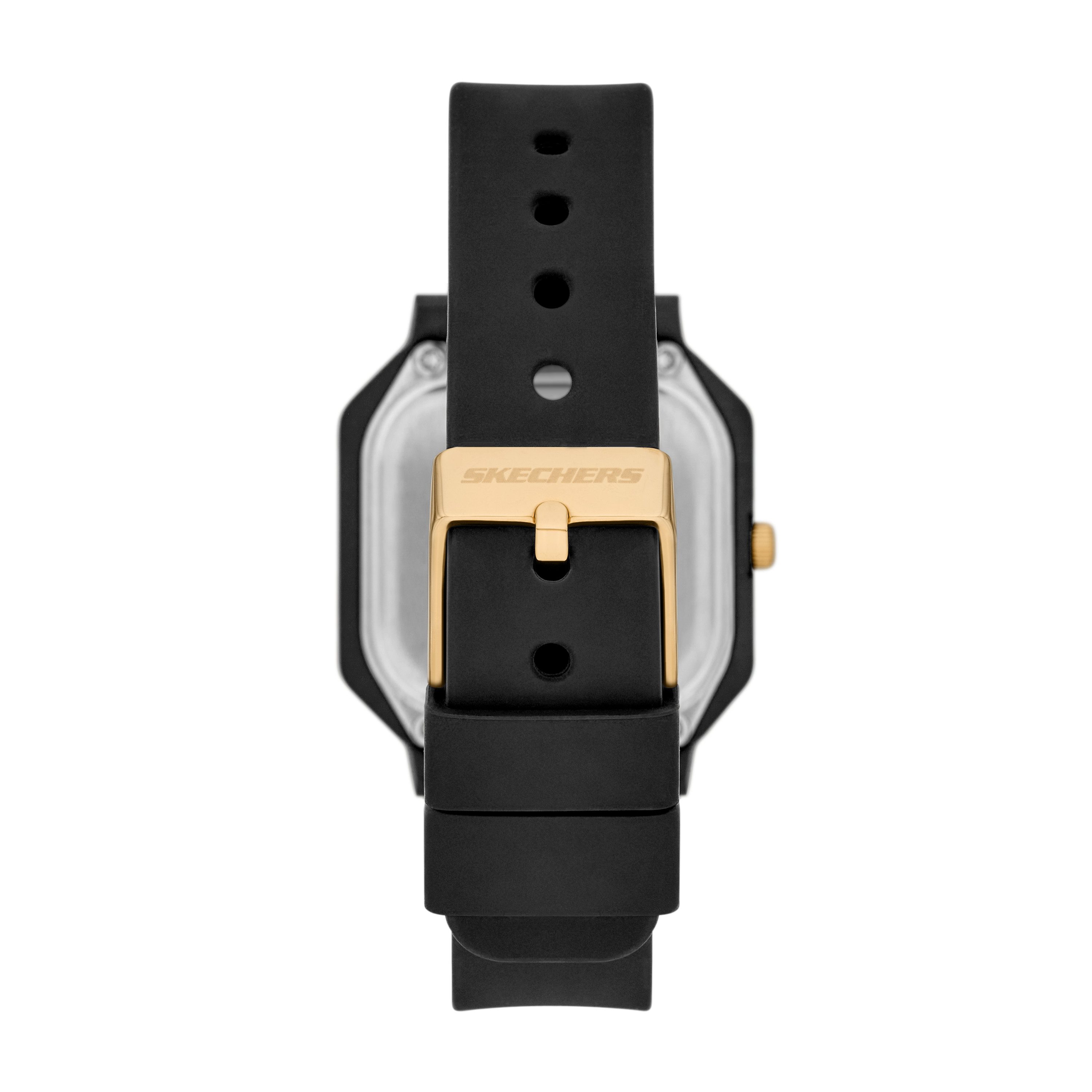 Skechers Quarzuhr Rosencrans Square SR6375, Armbanduhr, Damenuhr, Herrenuhr, Silikonarmband, analog