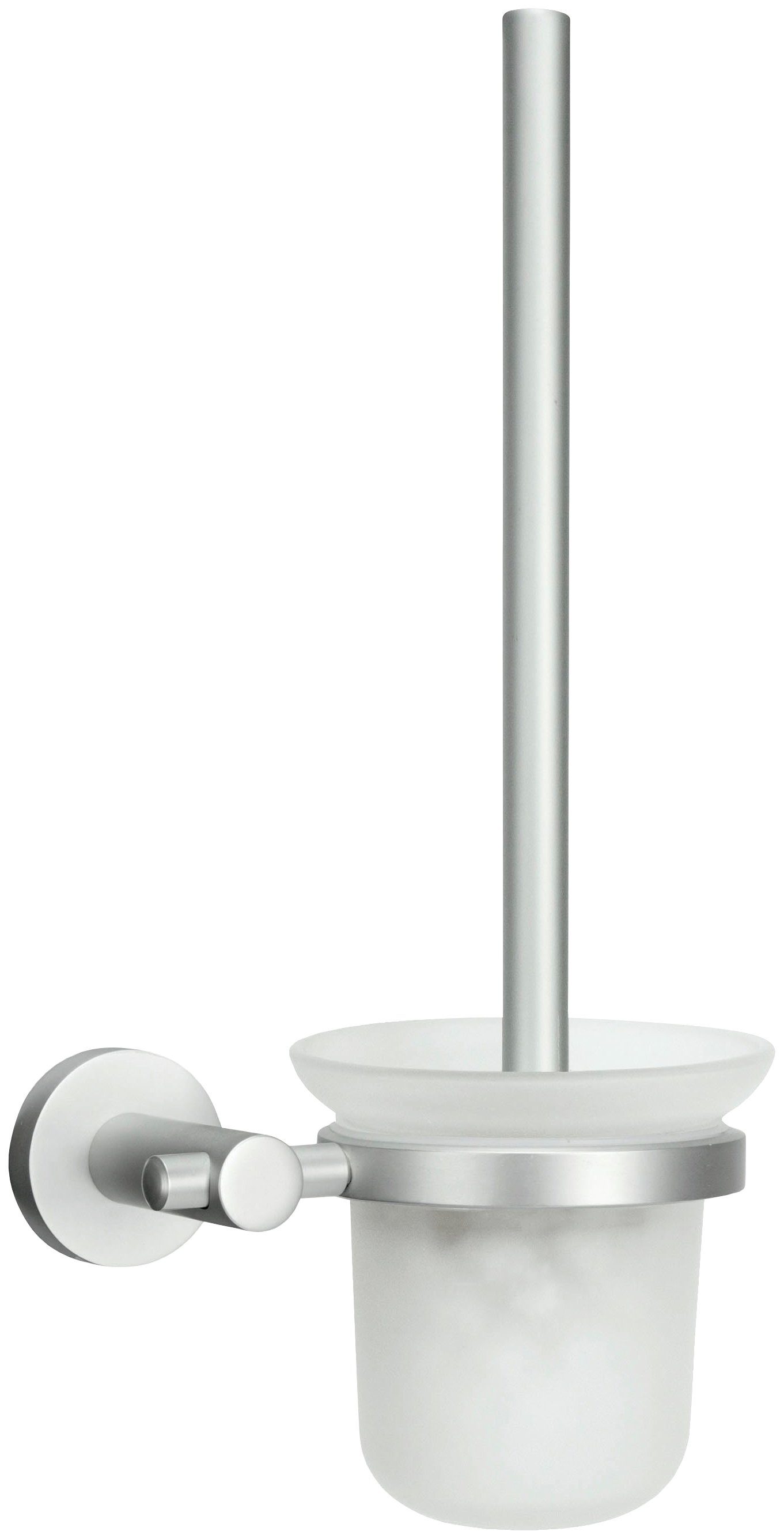 Kleine Wolke WC-Garnitur Apollo, mit Wandhalter | Toilettenbürstenhalter