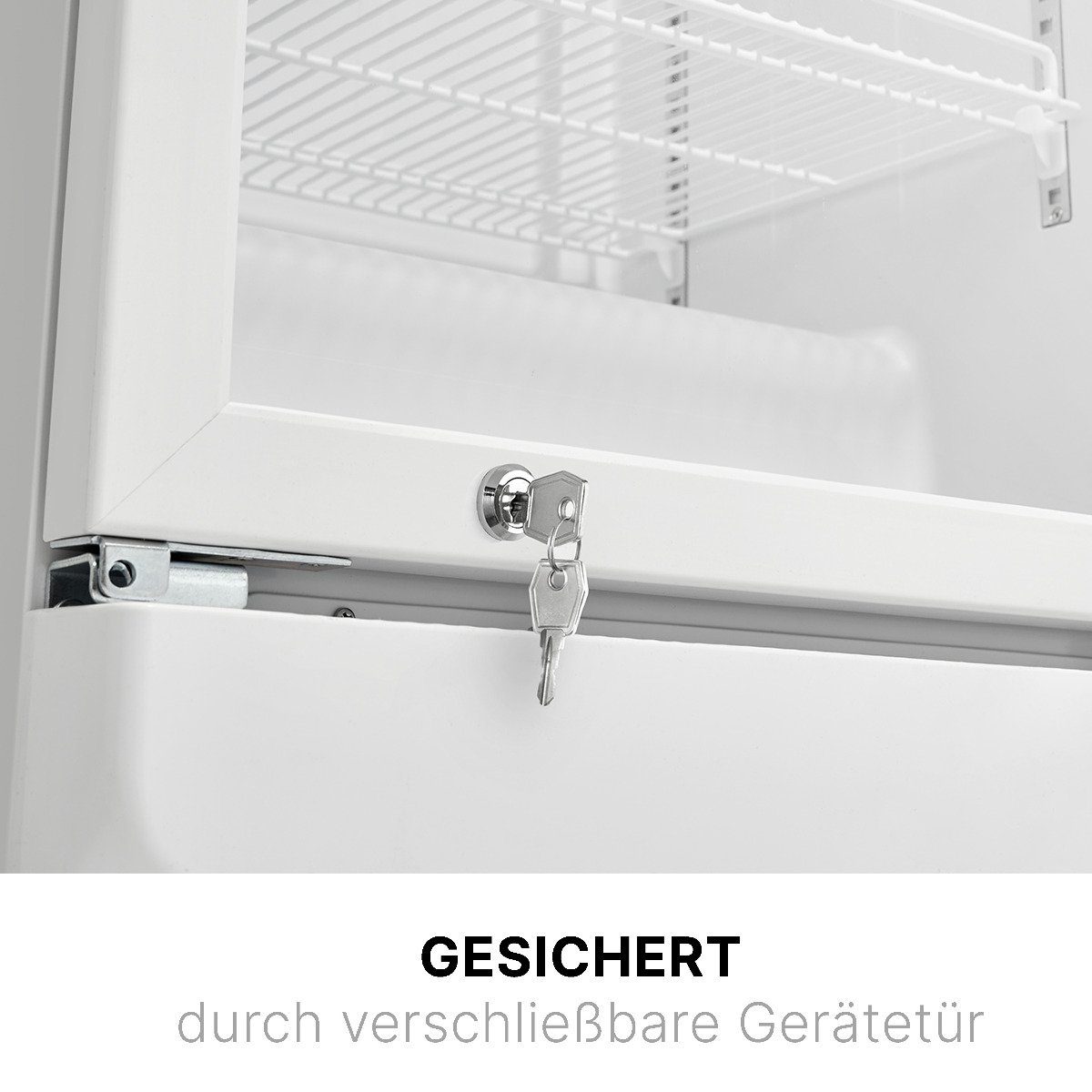 BOMANN Getränkekühlschrank KG 7351, 194.5 cm hoch, 59.5 cm breit, Getränkekühlschrank abschließbar, 6 Ablagen