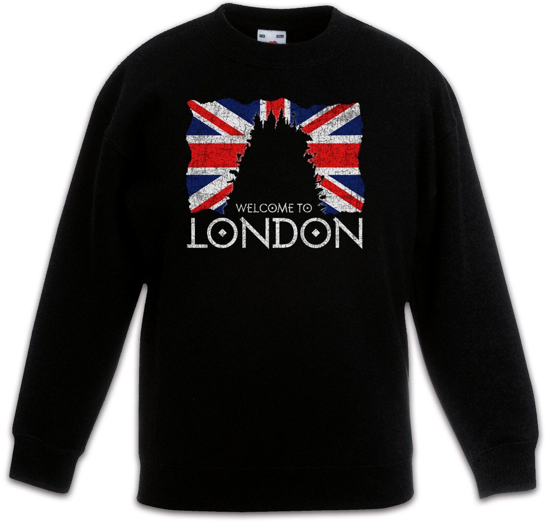 Sweatshirt Welcome To London Kinderpullover City Stadt Mortal Predator Engines