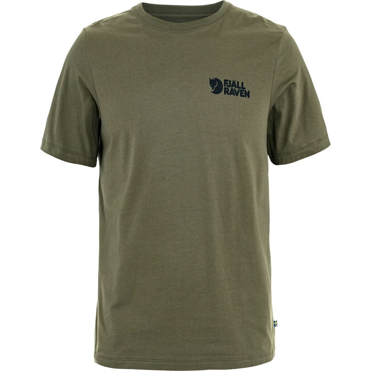 Fjällräven Kurzarmshirt Swedish Forest T-shirt M Bio-Baumwoll-T-Shirt mit schwedischer Waldszene, ideal für entspannte
