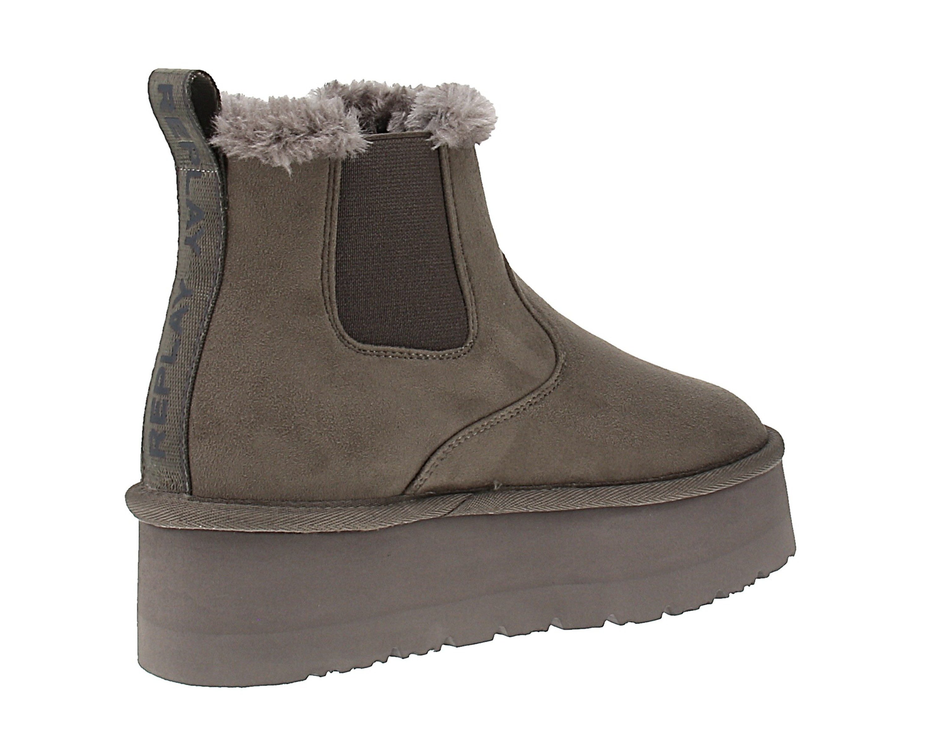 Replay Replay Chic Chelsea GWF5A C0014T - Damen Chelsea Boots - 028-Grey Stiefel