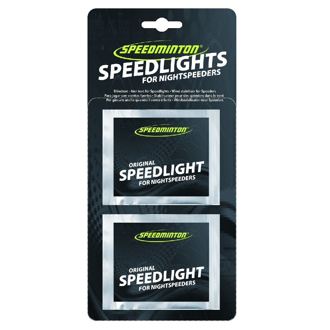 Speedminton Speed-Badmintonschläger Set S700 Medium (2x Premium-Alu-Schläger, EasyCourt, 5xSpeeder)