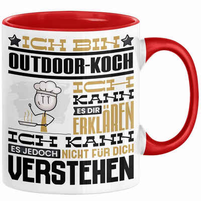 Trendation Tasse Outdoor-Koch Geschenk Kaffee-Tasse Geschenkidee für Outdoor-Koch Ich B