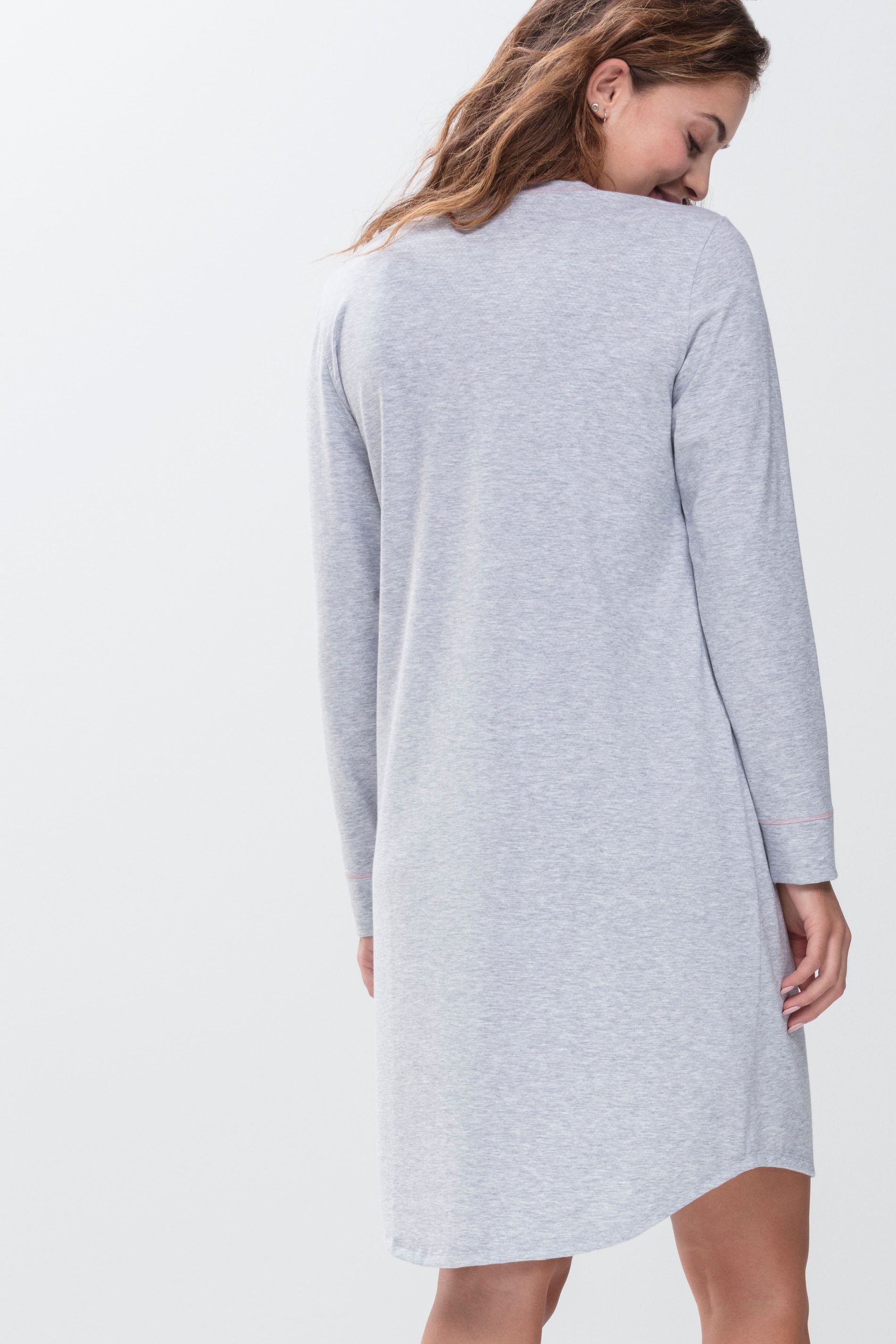 Melange Stone Serie (1-tlg) Mey uni Nachthemd Zzzleepwear Grey