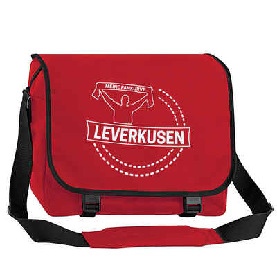 multifanshop Schultertasche Leverkusen - Meine Fankurve - Tasche