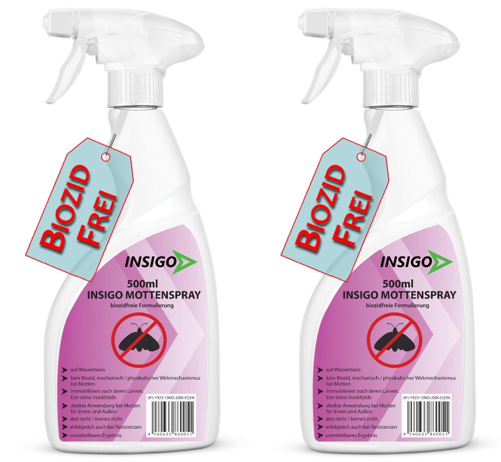 Insektenspray Mottenspray, Motten Bekämpfung