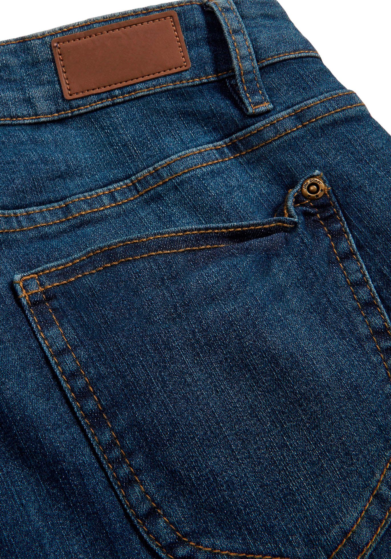 bonprix Straight-Jeans Regular Fit, mit Aufschlag, im Five-Pocket-Style