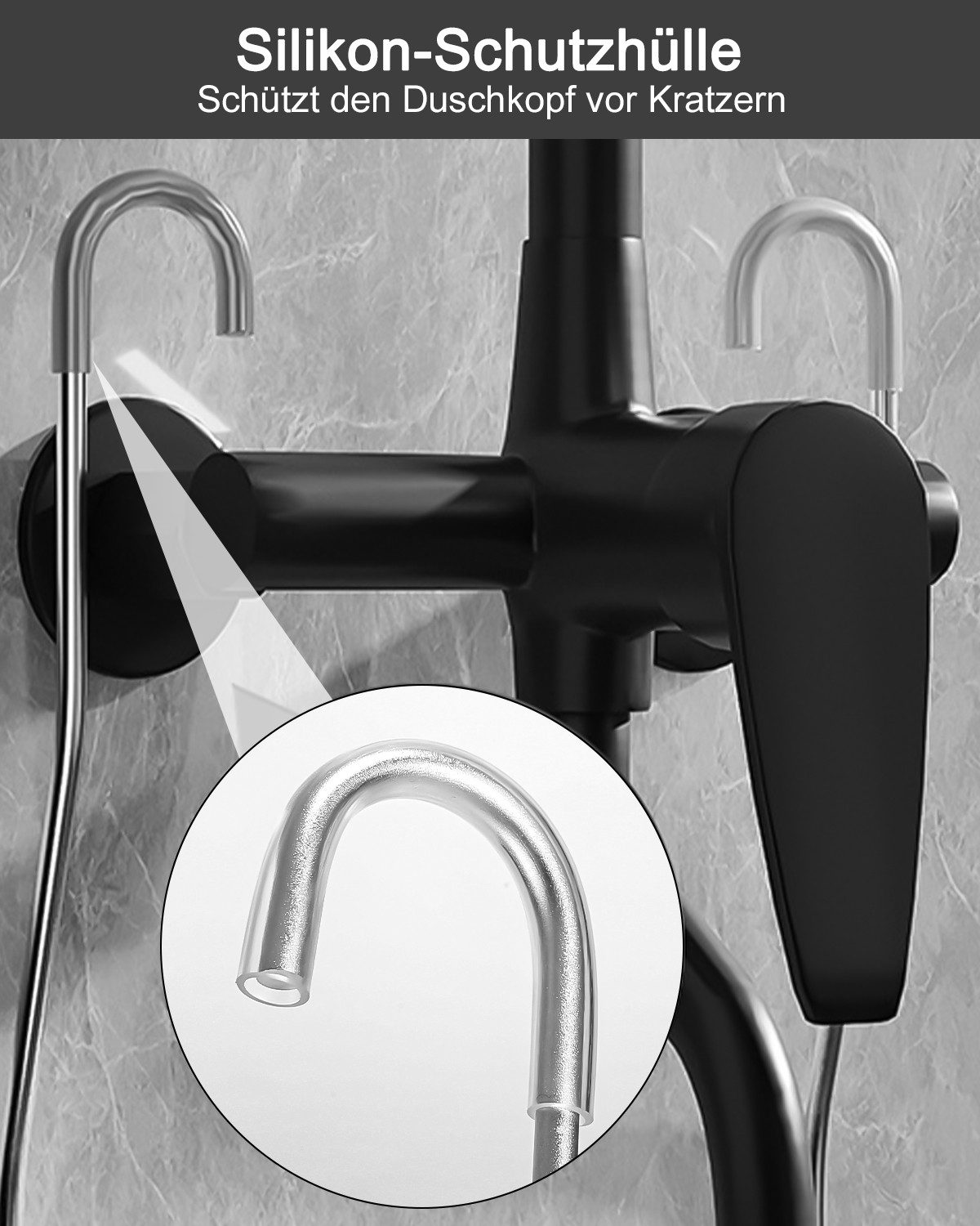 SinLaw Duschkorb Rostfreies Duschregal, Duschbodenaufhängung, kein Bohren erforderlich (1 St), Shampoo Halterung, Nagelfreie Montage, flecken- und rostbeständig