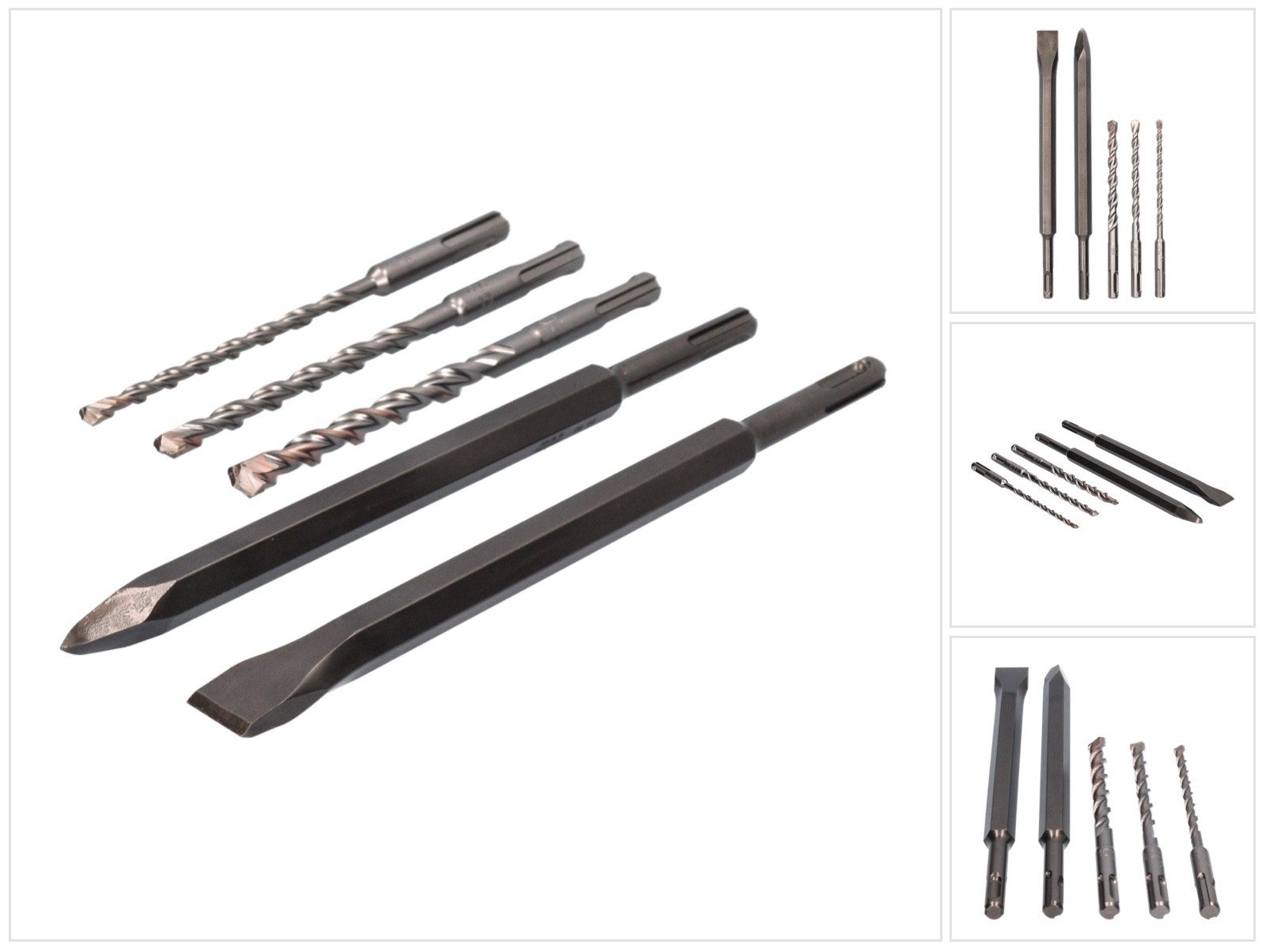 metabo Bohrer- und Meißelsatz Bohrer und Meißel Set SP 5 tlg. SDS plus 6 / 8 / 10 mm (630465000)