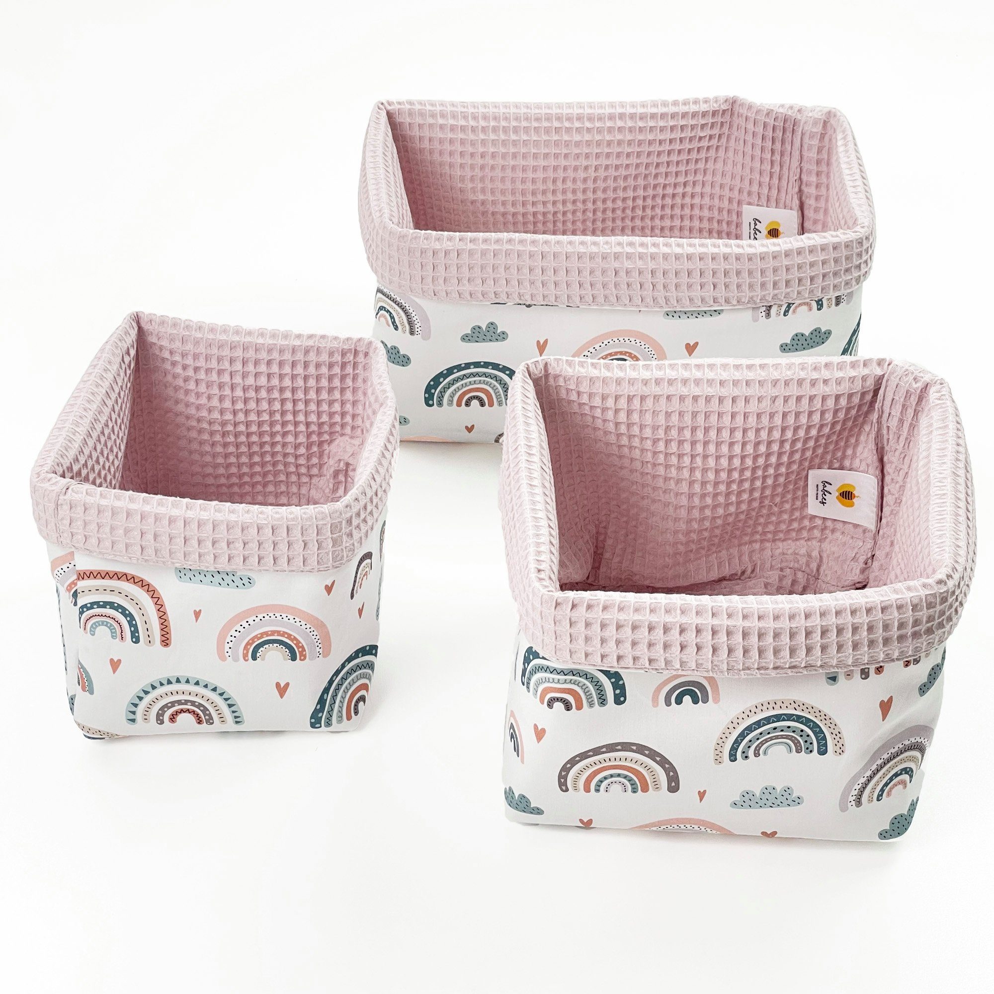 BABEES Aufbewahrungskorb Aufbewahrungskorb Wickeltisch Baby, Körbchen günstig online kaufen