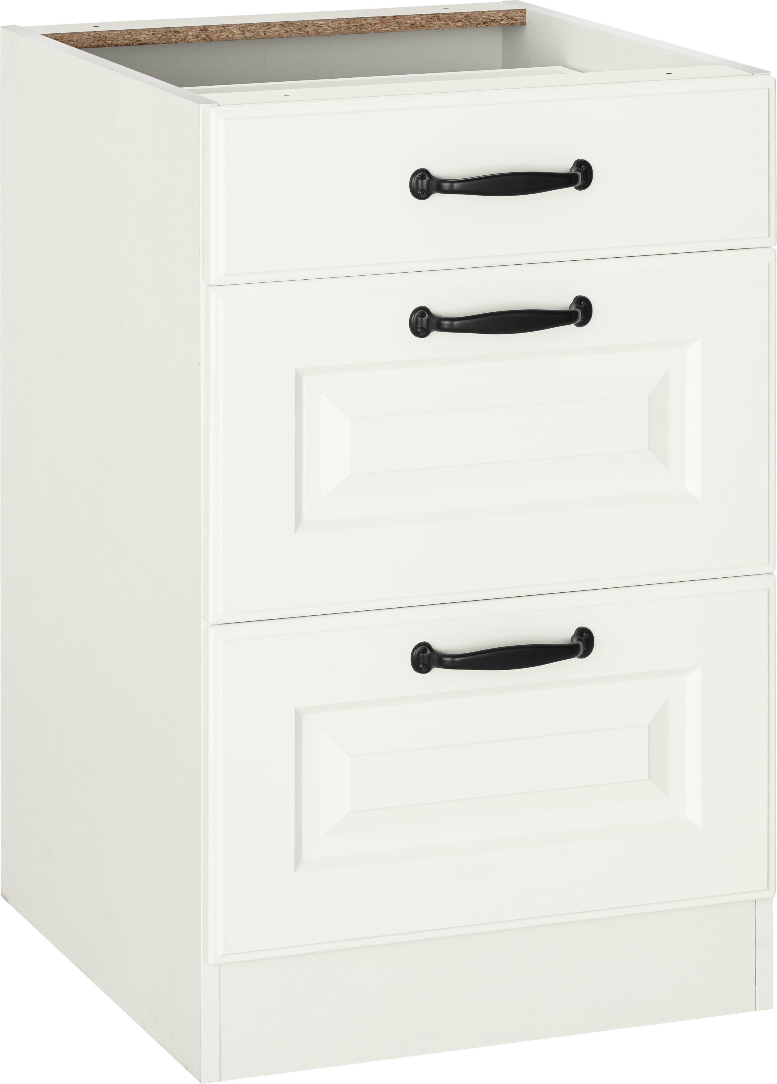 wiho Küchen Auszugsunterschrank "Erla", 50 cm breit mit Kassettenfront, 2 g günstig online kaufen