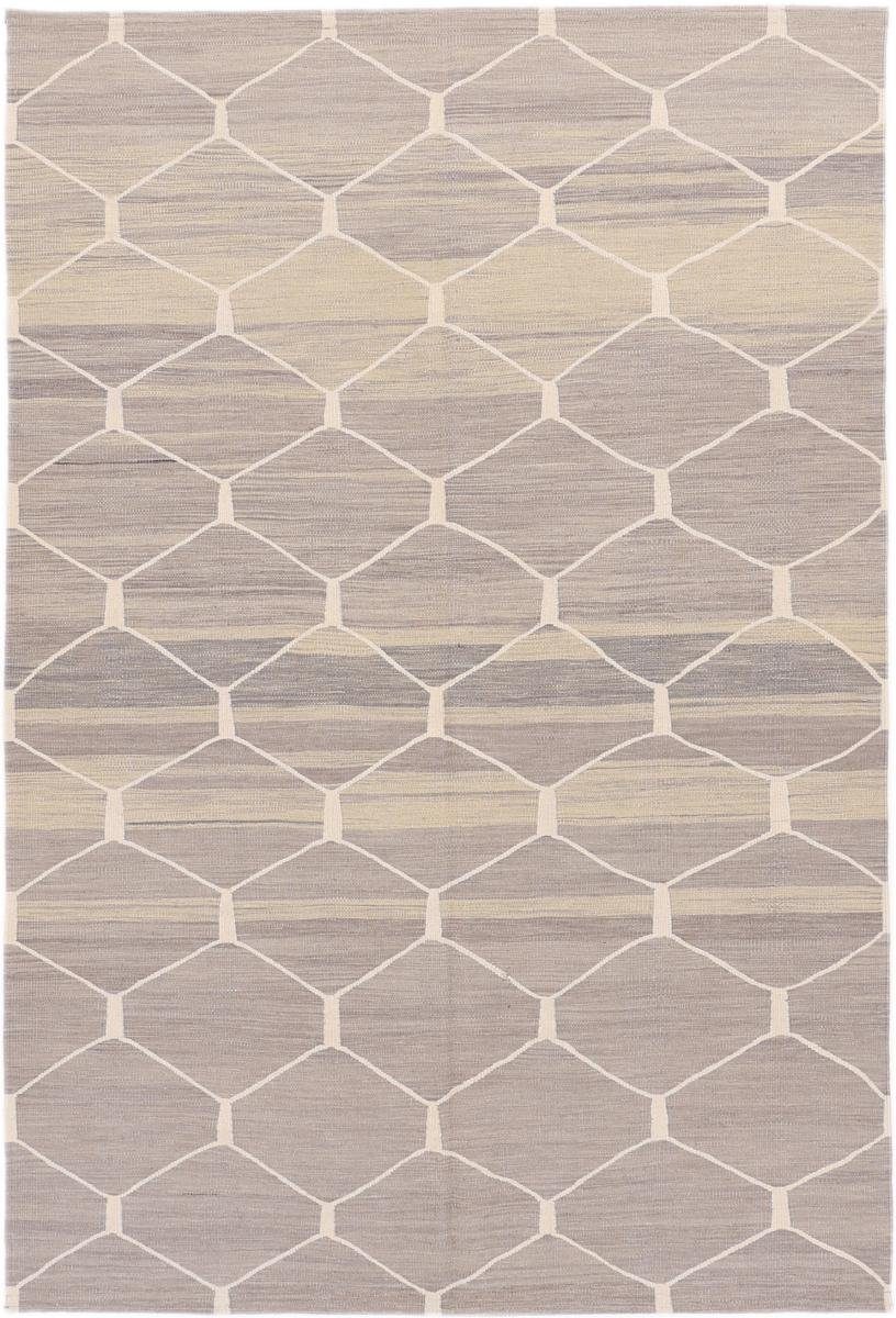 Orientteppich Kelim Afghan Design 189x284 Handgewebter Orientteppich, Nain Trading, rechteckig, Höhe: 3 mm