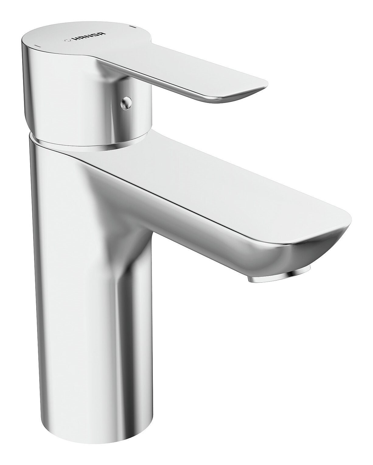 HANSA Waschtischarmatur Hansaligna Einhand-Einlochbatterie ohne Ablaufgarnitur Ausladung 108 mm