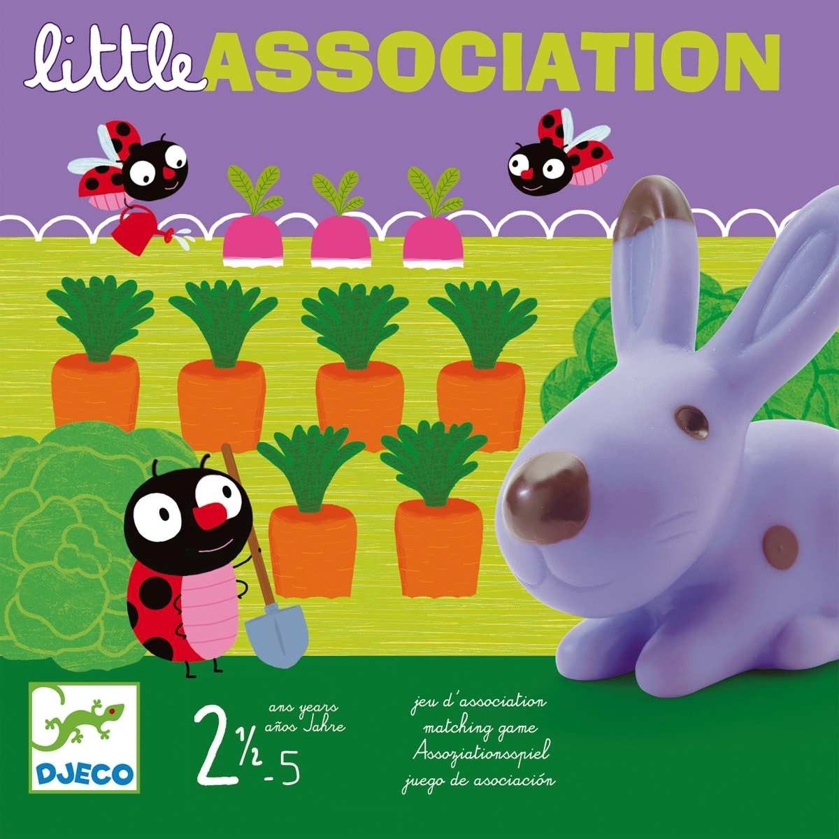 DJECO Lernspielzeug Erste Spiele: Little Association Erstes Spiel für Kinder mit Lernwert, Erstes Spiel