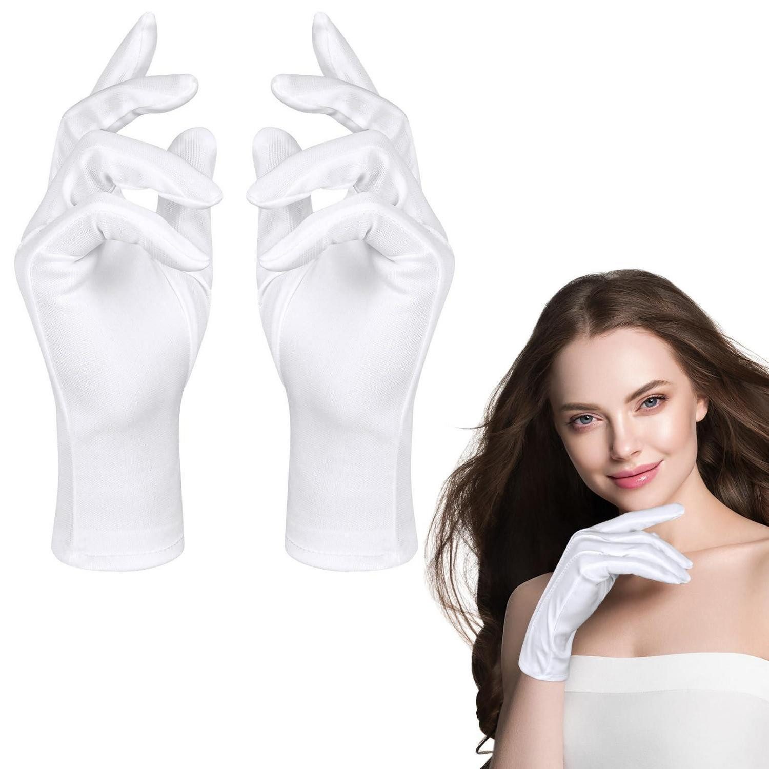 LuxusKollektion Kostüm Weiße Handschuhe Kostüm Zubehör
