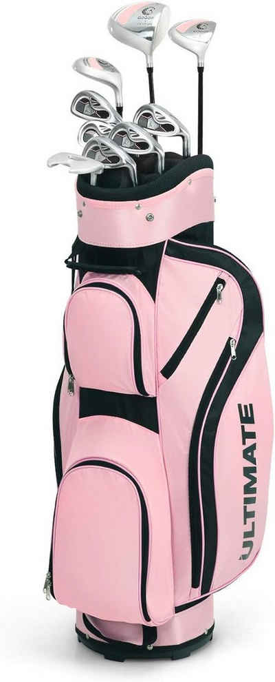 KOMFOTTEU Golfschläger + Golfbag, für Frauen, mit Kopfbedeckungen
