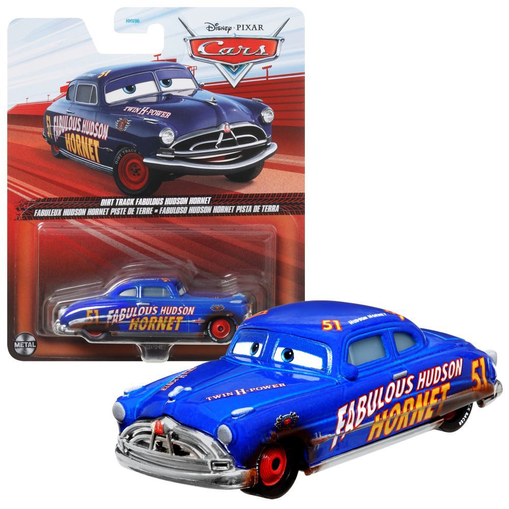 Disney Cars Іграшки-Rennwagen Dirt Track Hudson DXV70 Disney Cars Cast 1:55 Auto Mattel Fahrzeuge