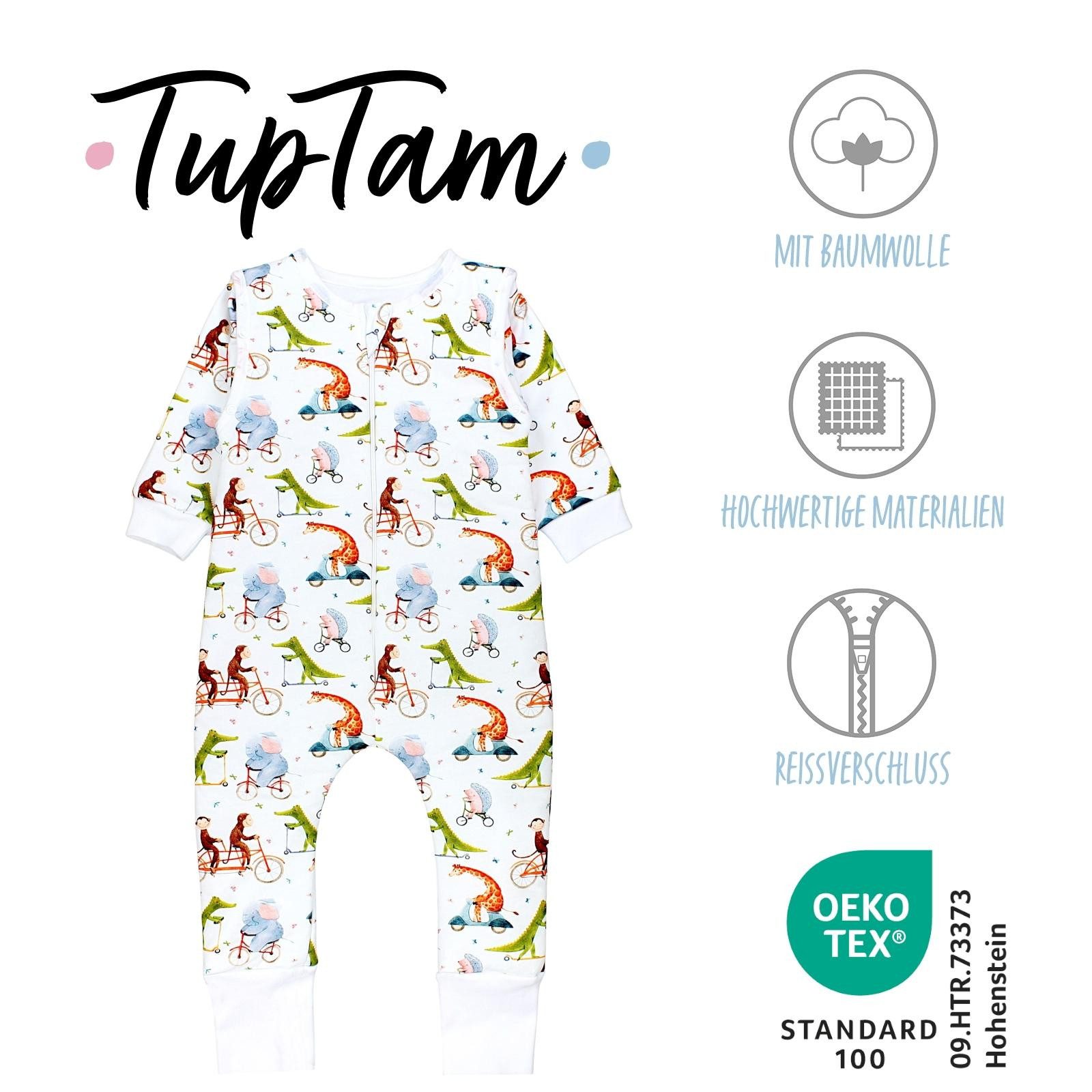 TupTam Babyschlafsack 2.5 TOG Schlafsack BIO-Baumwolle mit Beinen und Ärmel günstig online kaufen