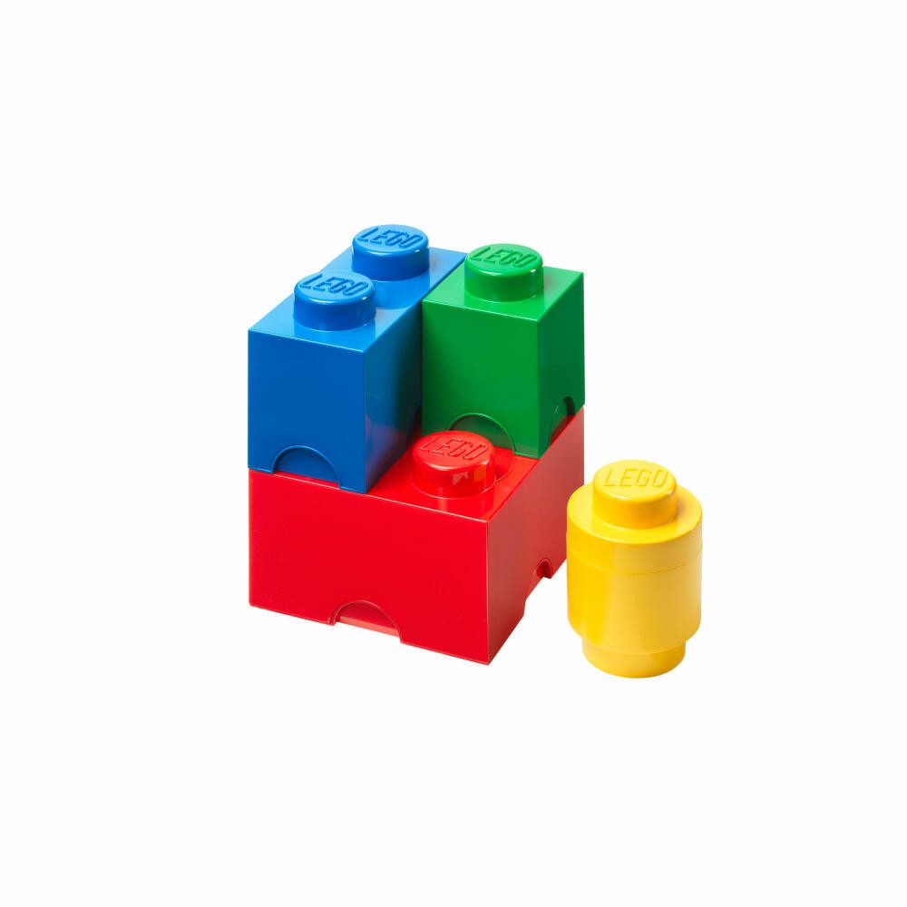 NHG Aufbewahrungsbox LEGO Set Storage Brick 4-tlg. Classic (Set, 4 St)