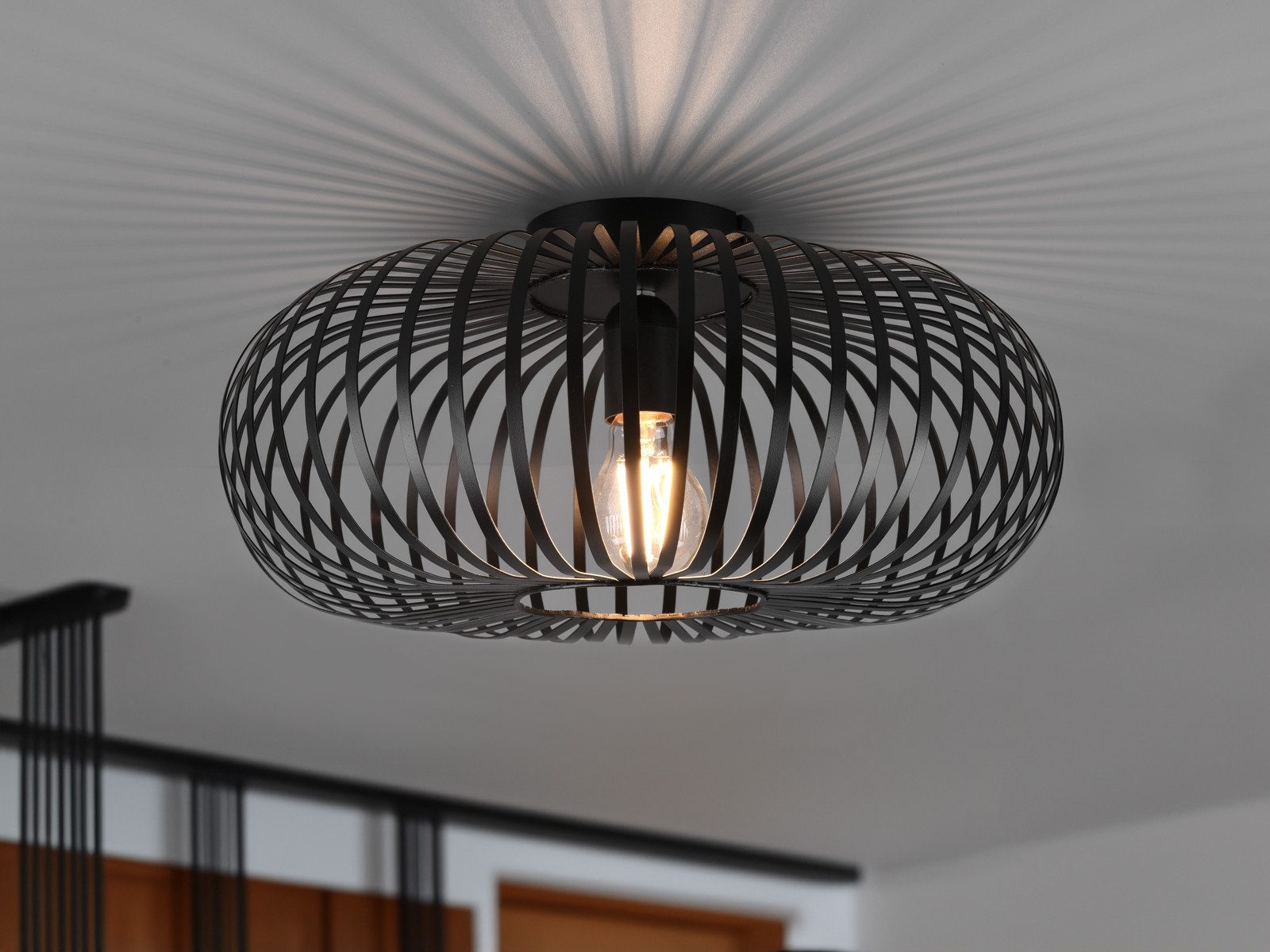 TRIO Leuchten LED Deckenleuchte, Dimmfunktion, LED wechselbar, Warmweiß, au günstig online kaufen